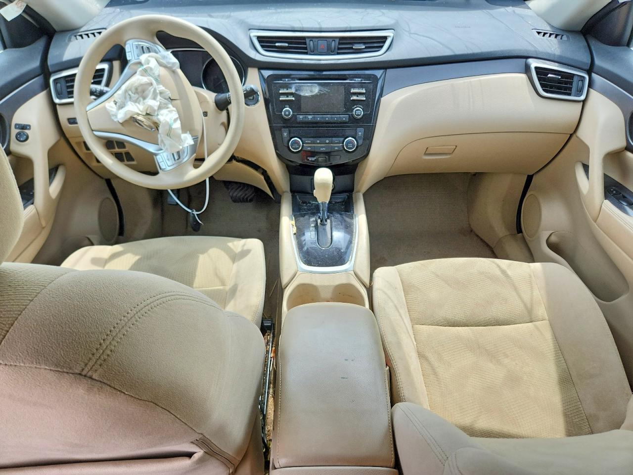 2014 Nissan Rogue Sv White vin: 5N1AT2ML4EC817629