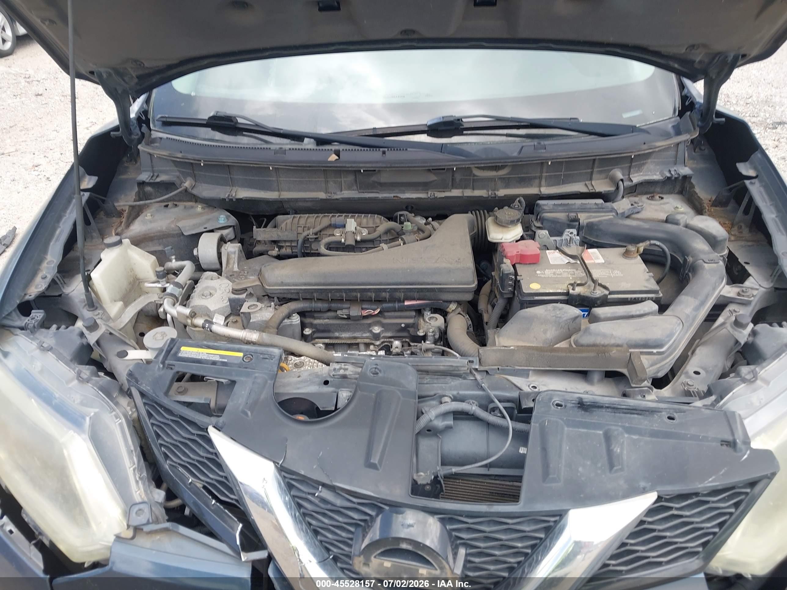 2015 Nissan Rogue S Dark Blue vin: 5N1AT2ML4FC907722
