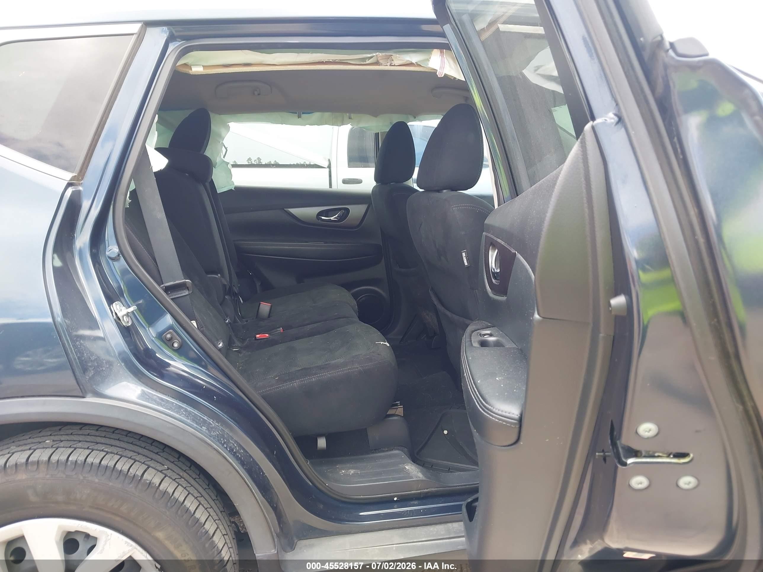 2015 Nissan Rogue S Dark Blue vin: 5N1AT2ML4FC907722