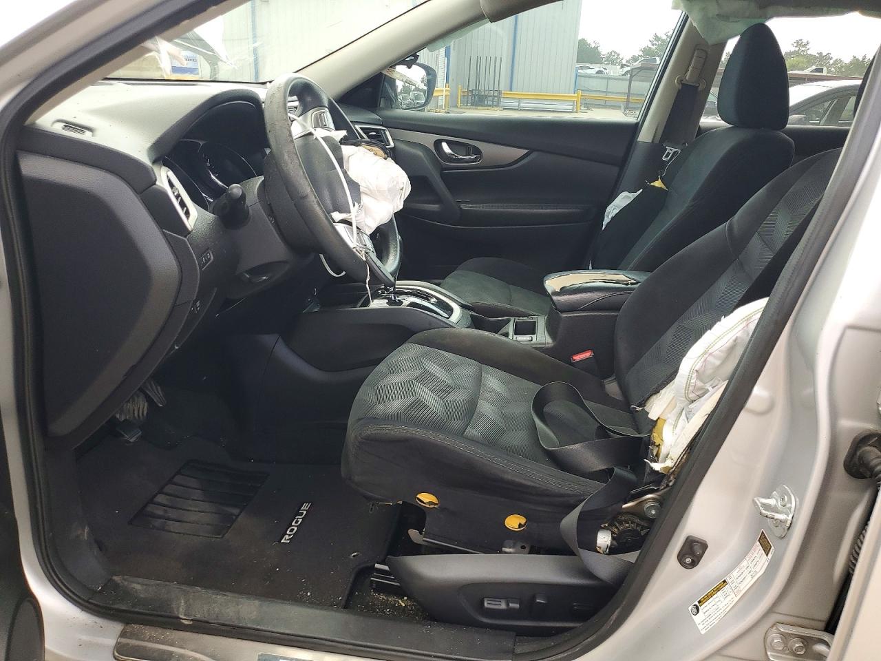 2015 Nissan Rogue Sv Silver vin: 5N1AT2ML5FC794055