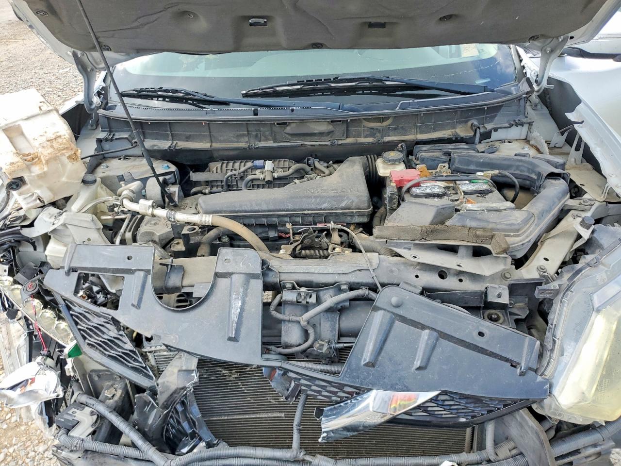 2015 Nissan Rogue Sv Silver vin: 5N1AT2ML5FC794055
