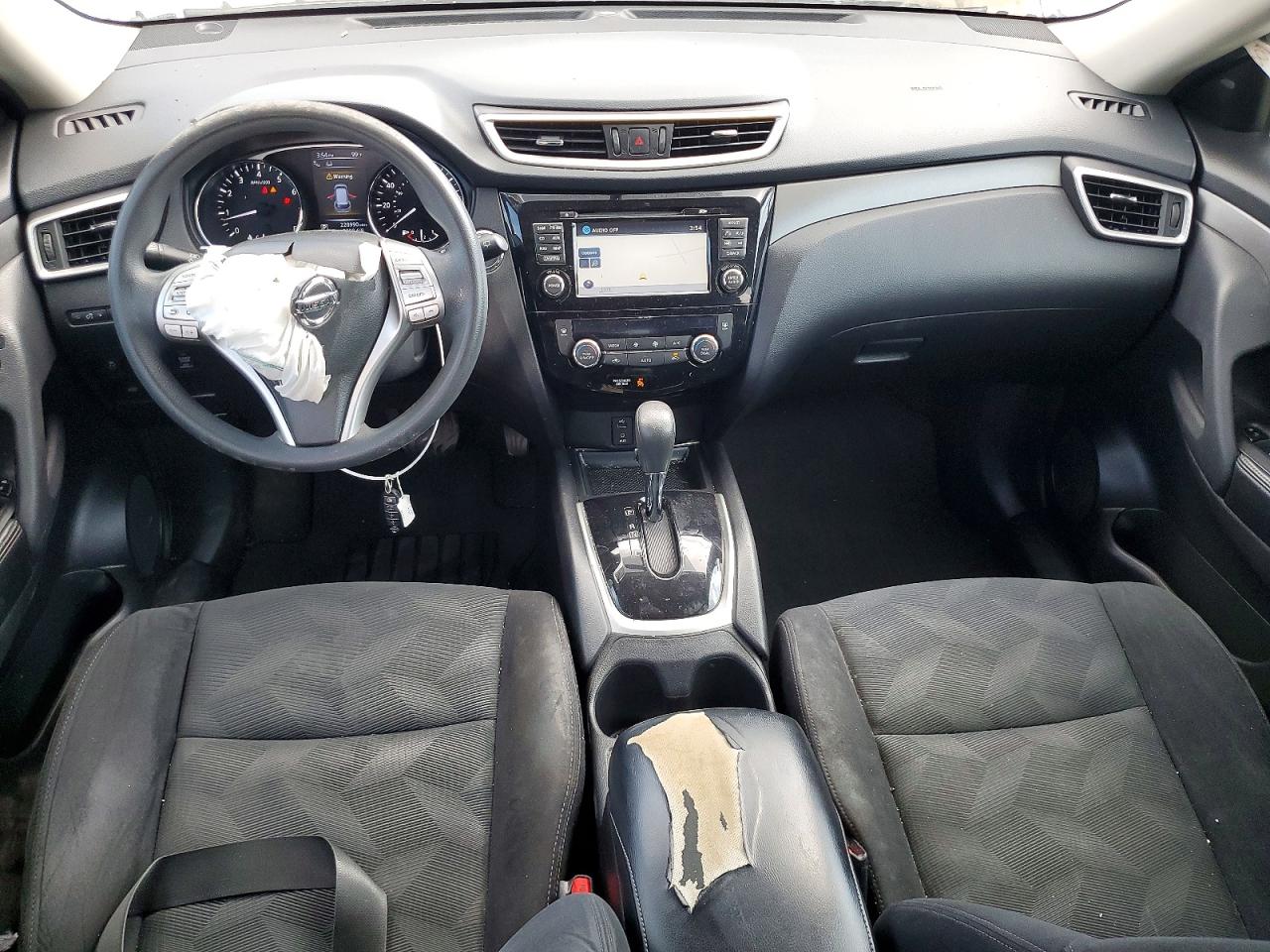2015 Nissan Rogue Sv Silver vin: 5N1AT2ML5FC794055