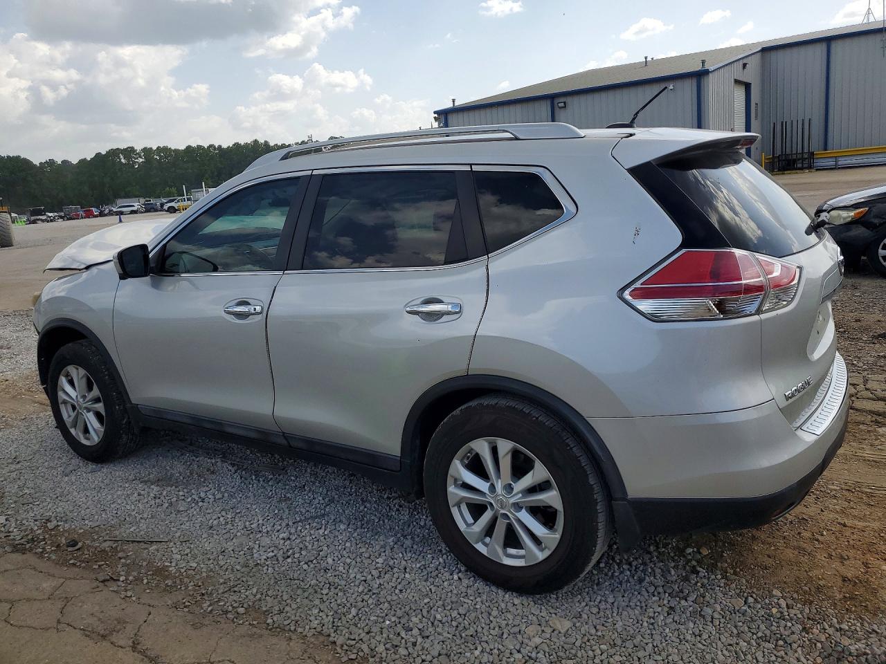 2015 Nissan Rogue Sv Silver vin: 5N1AT2ML5FC794055