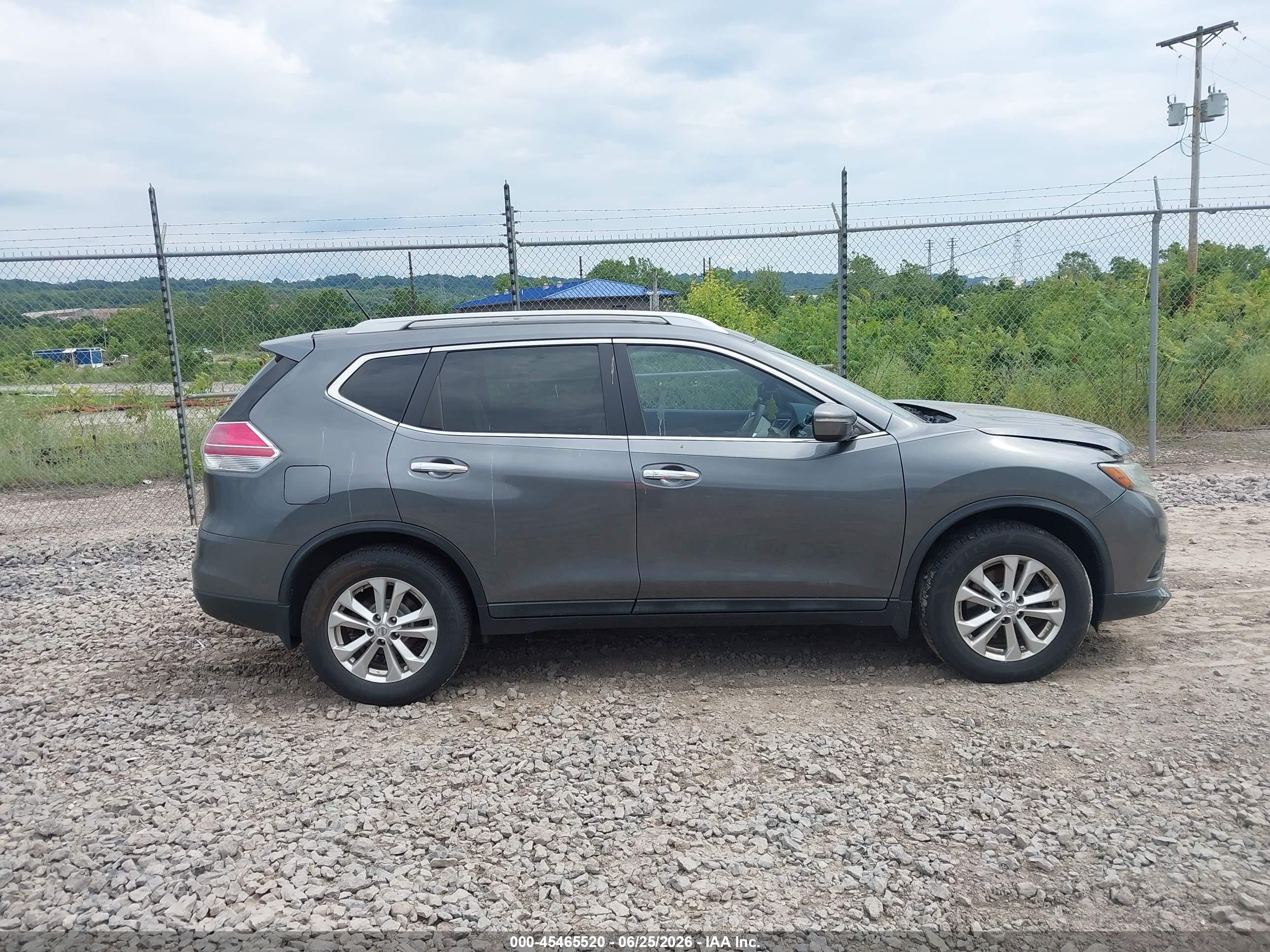 2015 Nissan Rogue Sv Gray vin: 5N1AT2ML5FC817091