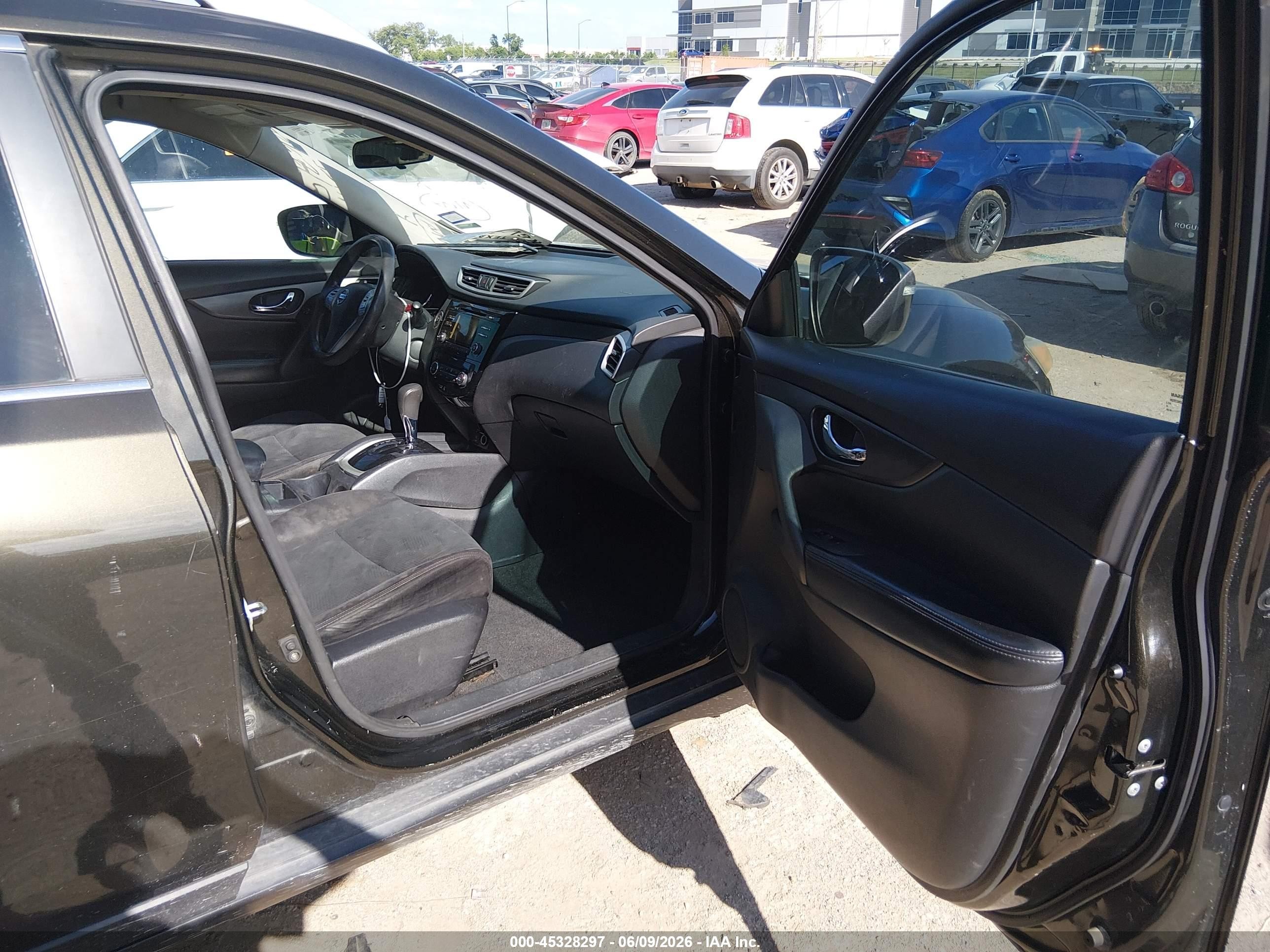 2014 Nissan Rogue Sv Green vin: 5N1AT2ML6EC793849