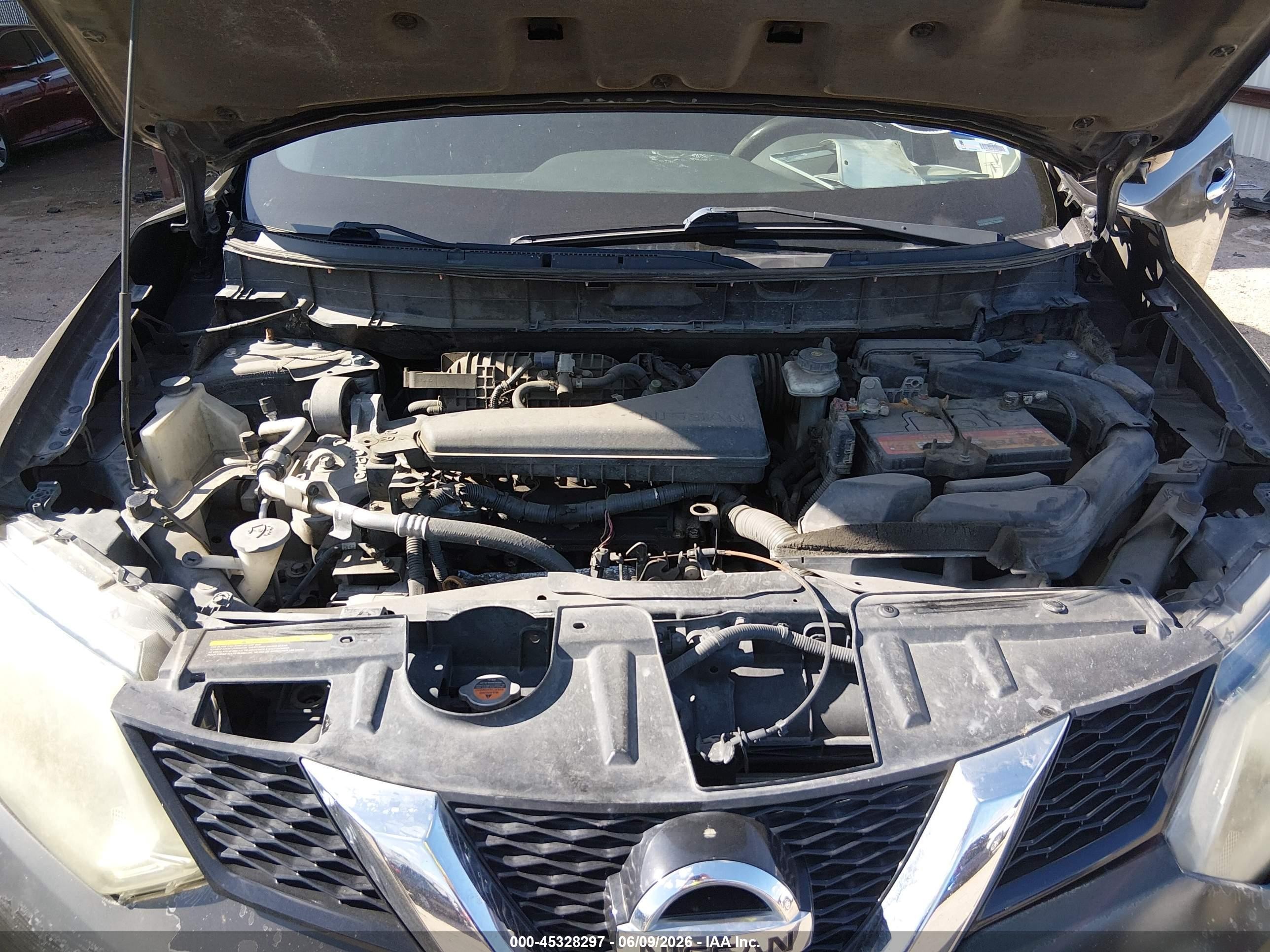 2014 Nissan Rogue Sv Green vin: 5N1AT2ML6EC793849