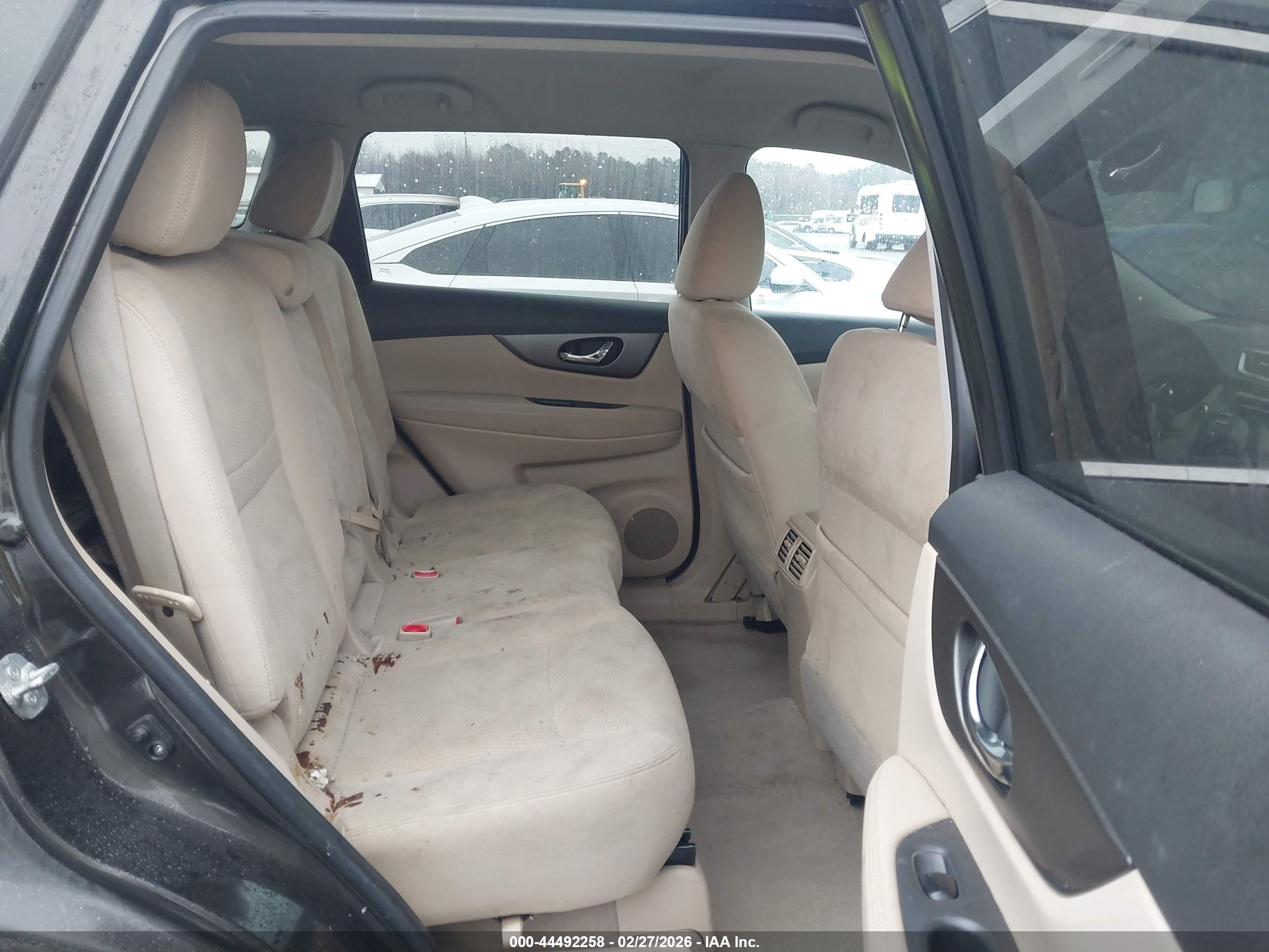 2014 Nissan Rogue Sv Gray vin: 5N1AT2ML6EC823383