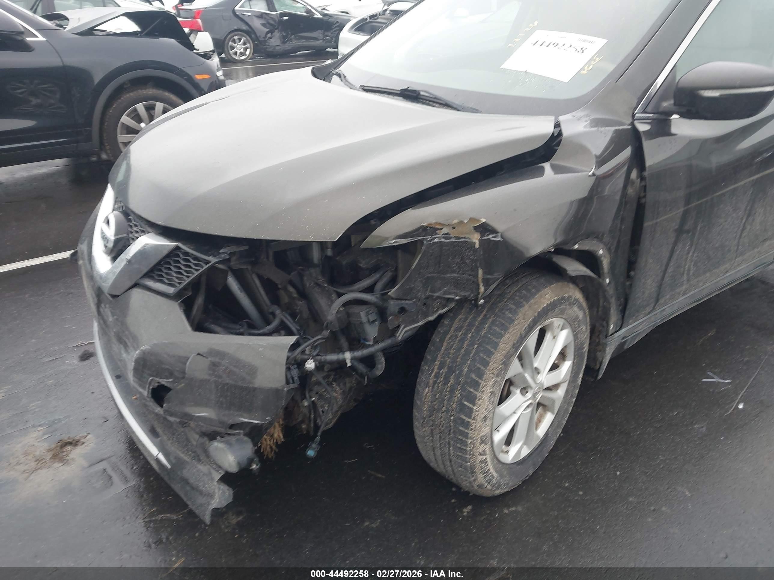 2014 Nissan Rogue Sv Gray vin: 5N1AT2ML6EC823383