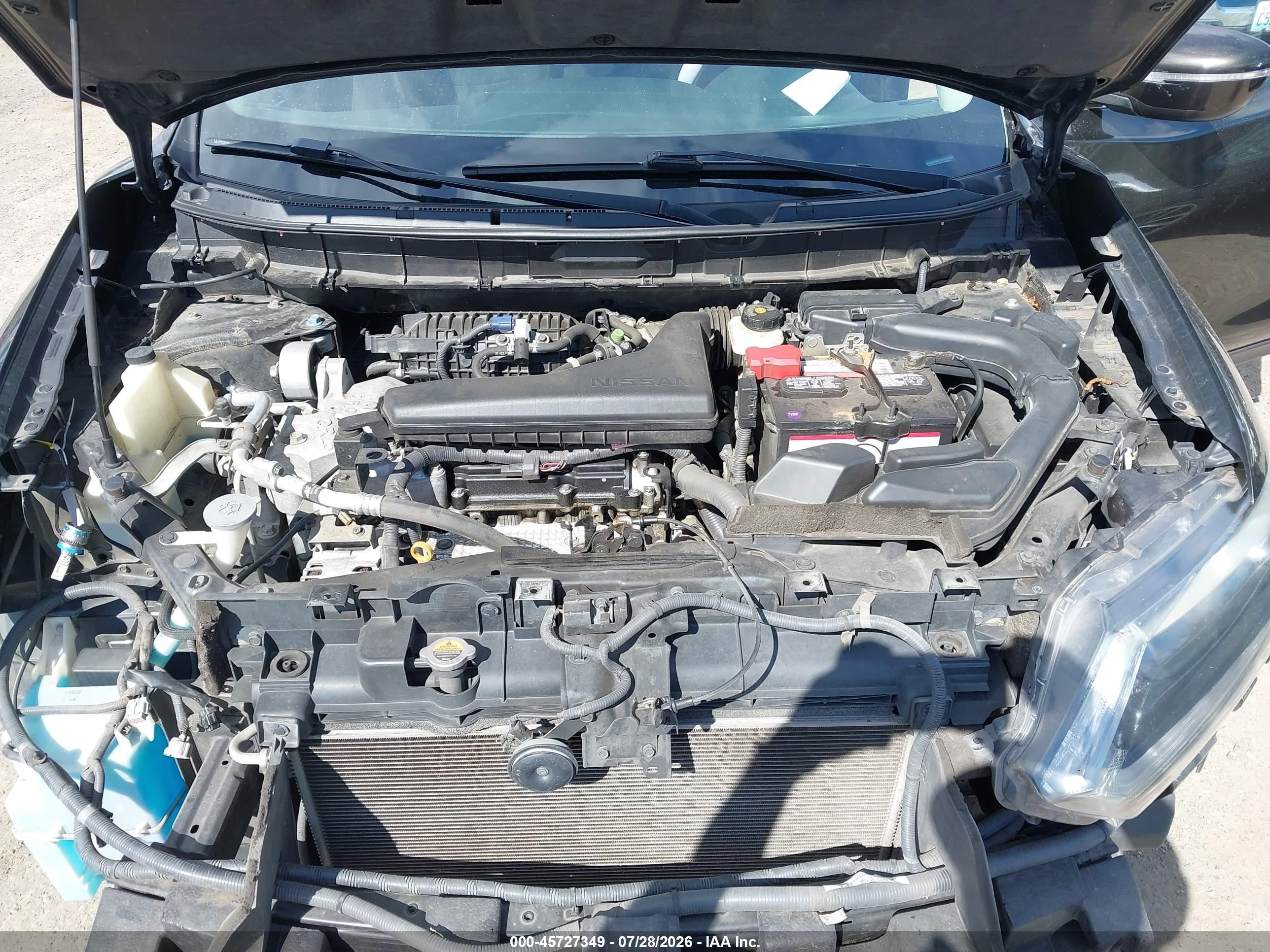 2014 Nissan Rogue S Black vin: 5N1AT2ML7EC784691