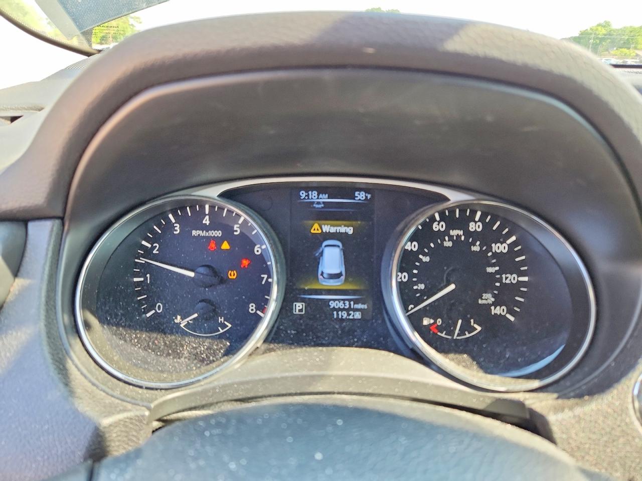 2015 Nissan Rogue Sv Черный vin: 5N1AT2ML7FC873422