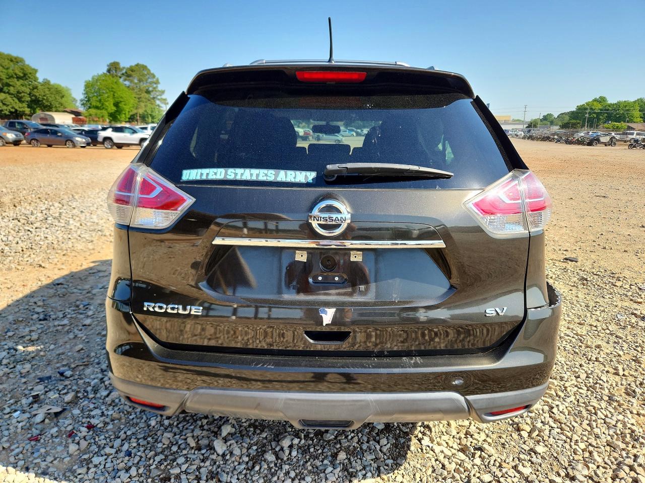 2015 Nissan Rogue Sv Черный vin: 5N1AT2ML7FC873422