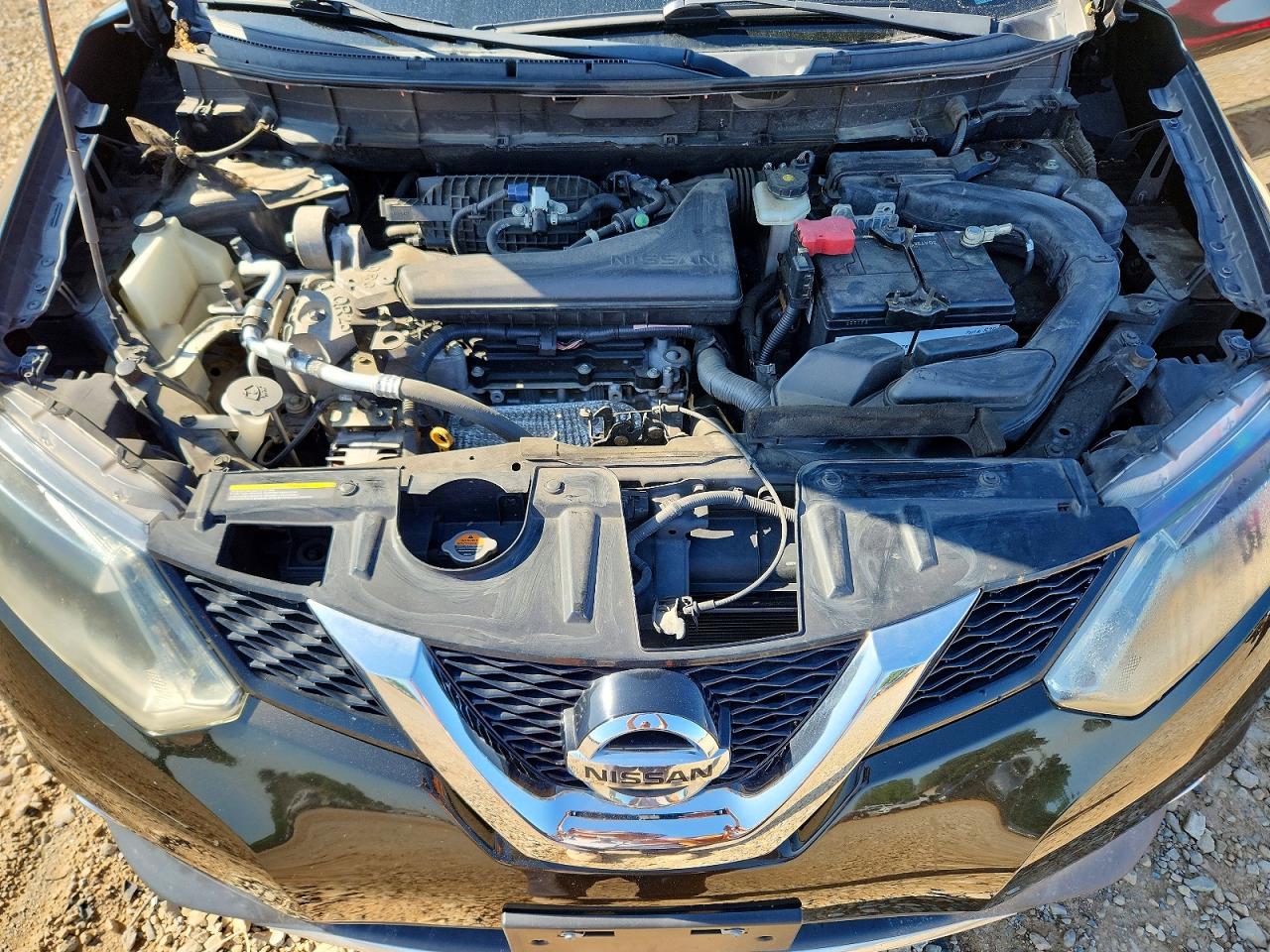 2015 Nissan Rogue Sv Черный vin: 5N1AT2ML7FC873422