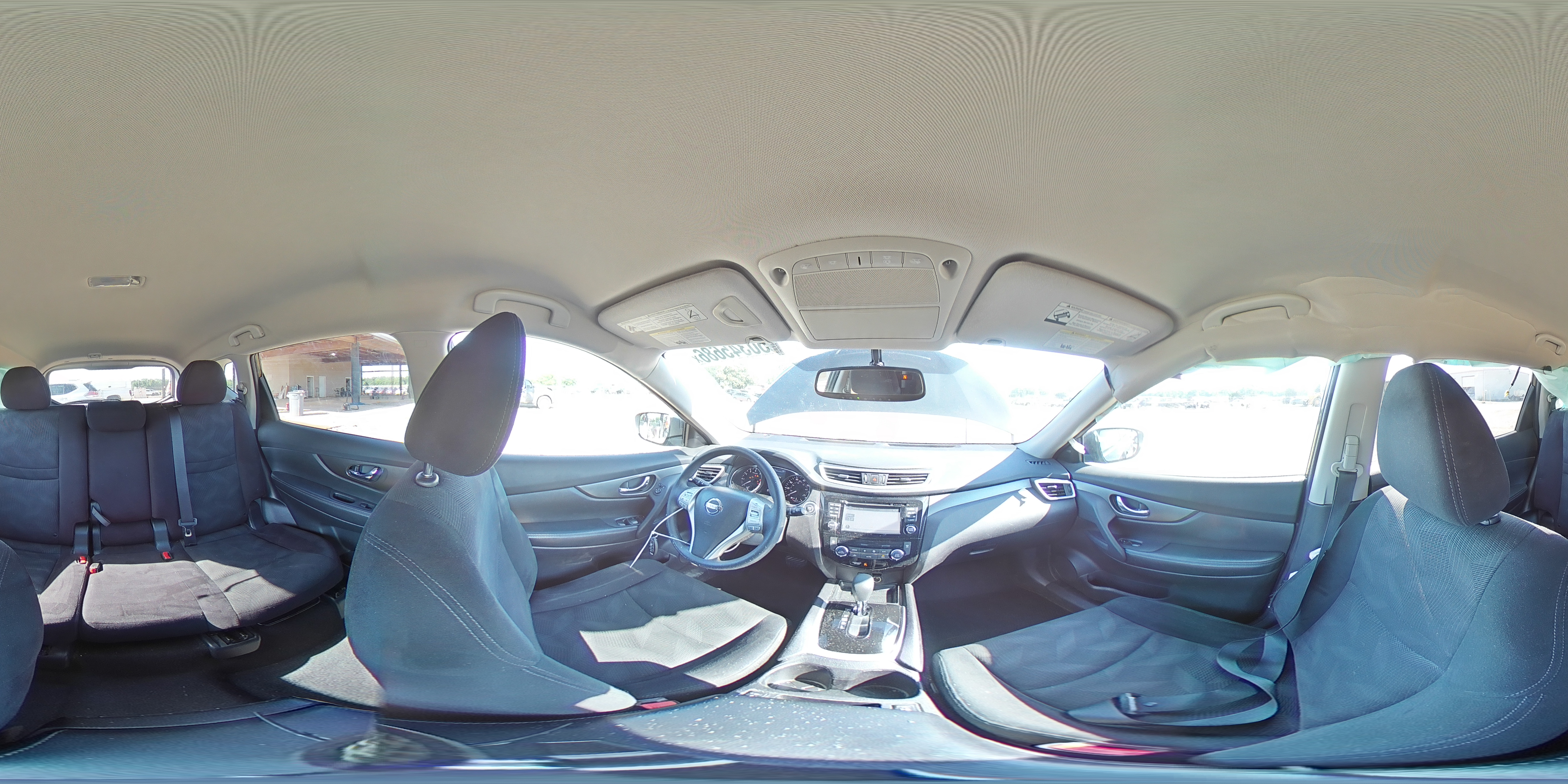 2015 Nissan Rogue Sv Черный vin: 5N1AT2ML7FC873422