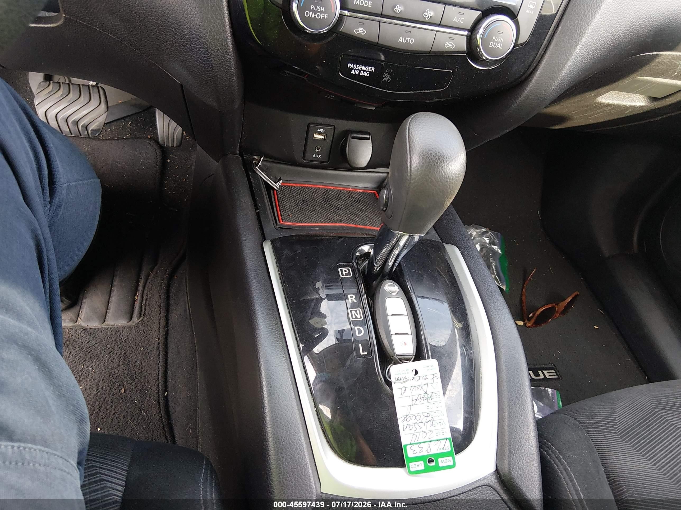 2014 Nissan Rogue Sv Gray vin: 5N1AT2ML8EC803006
