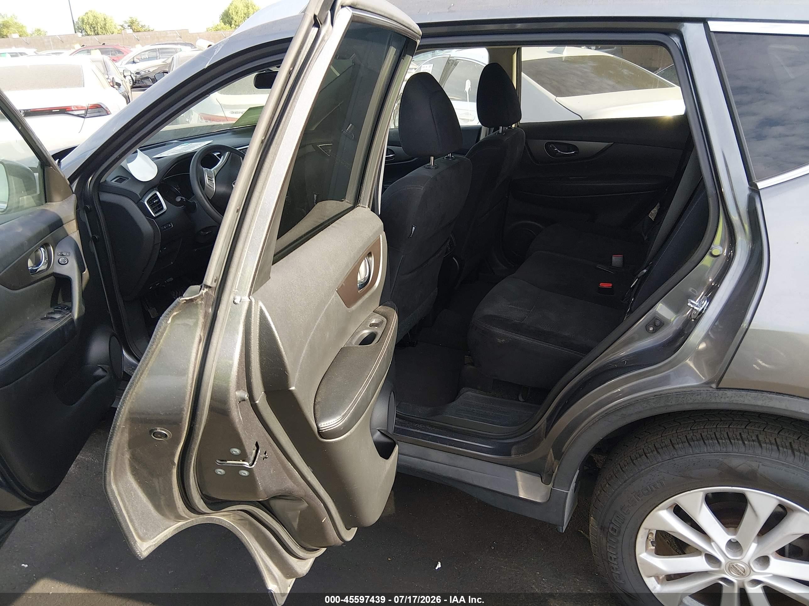 2014 Nissan Rogue Sv Gray vin: 5N1AT2ML8EC803006