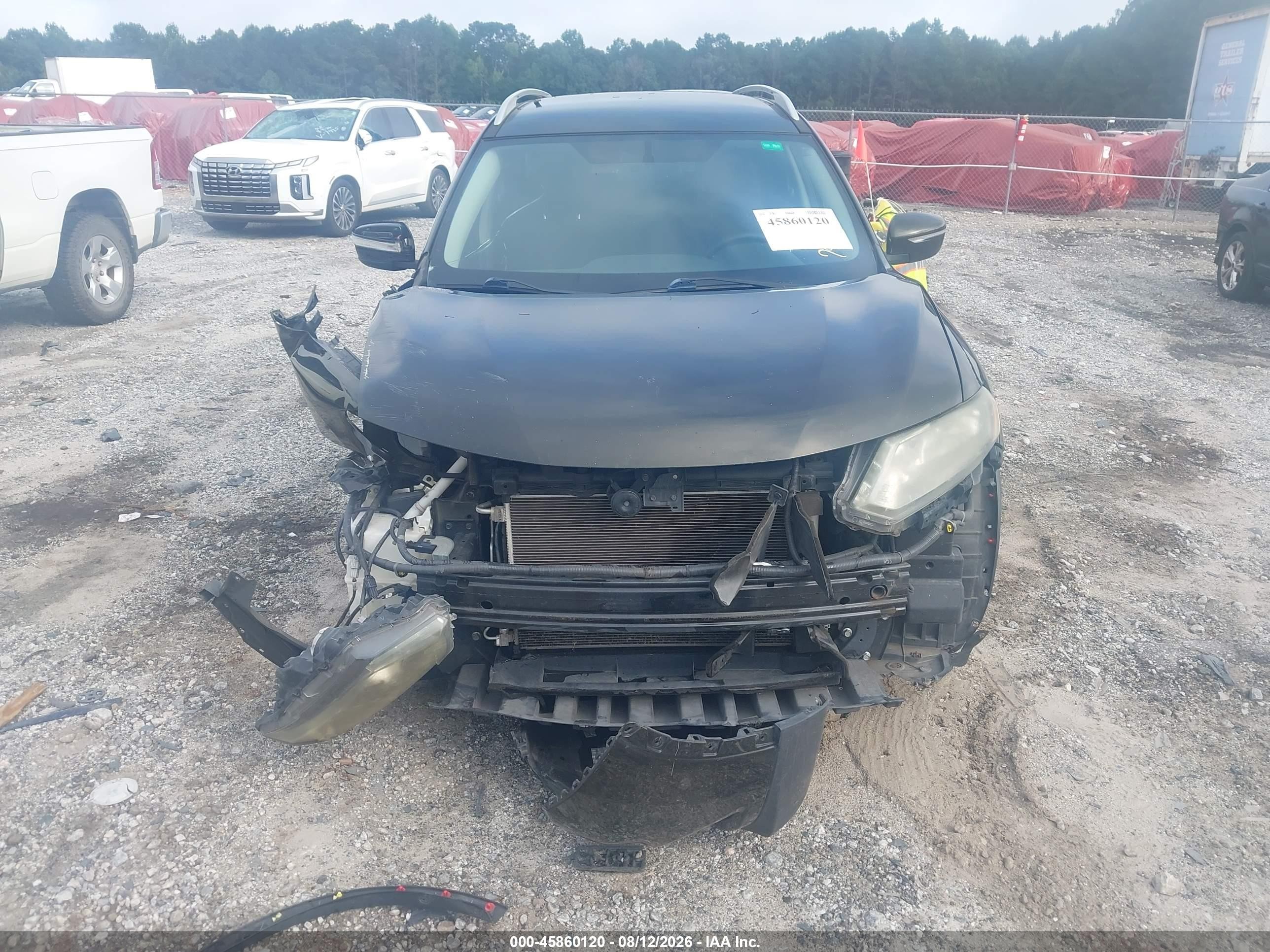 2014 Nissan Rogue Sv Black vin: 5N1AT2ML8EC847846