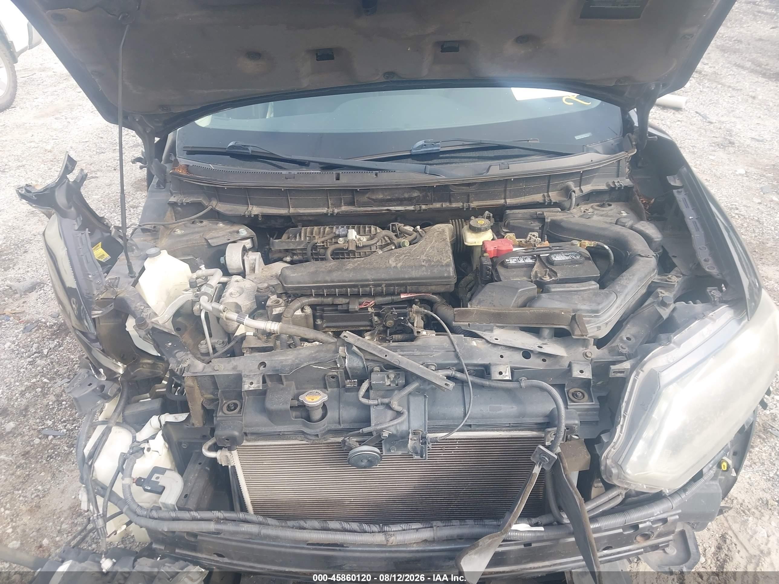 2014 Nissan Rogue Sv Black vin: 5N1AT2ML8EC847846