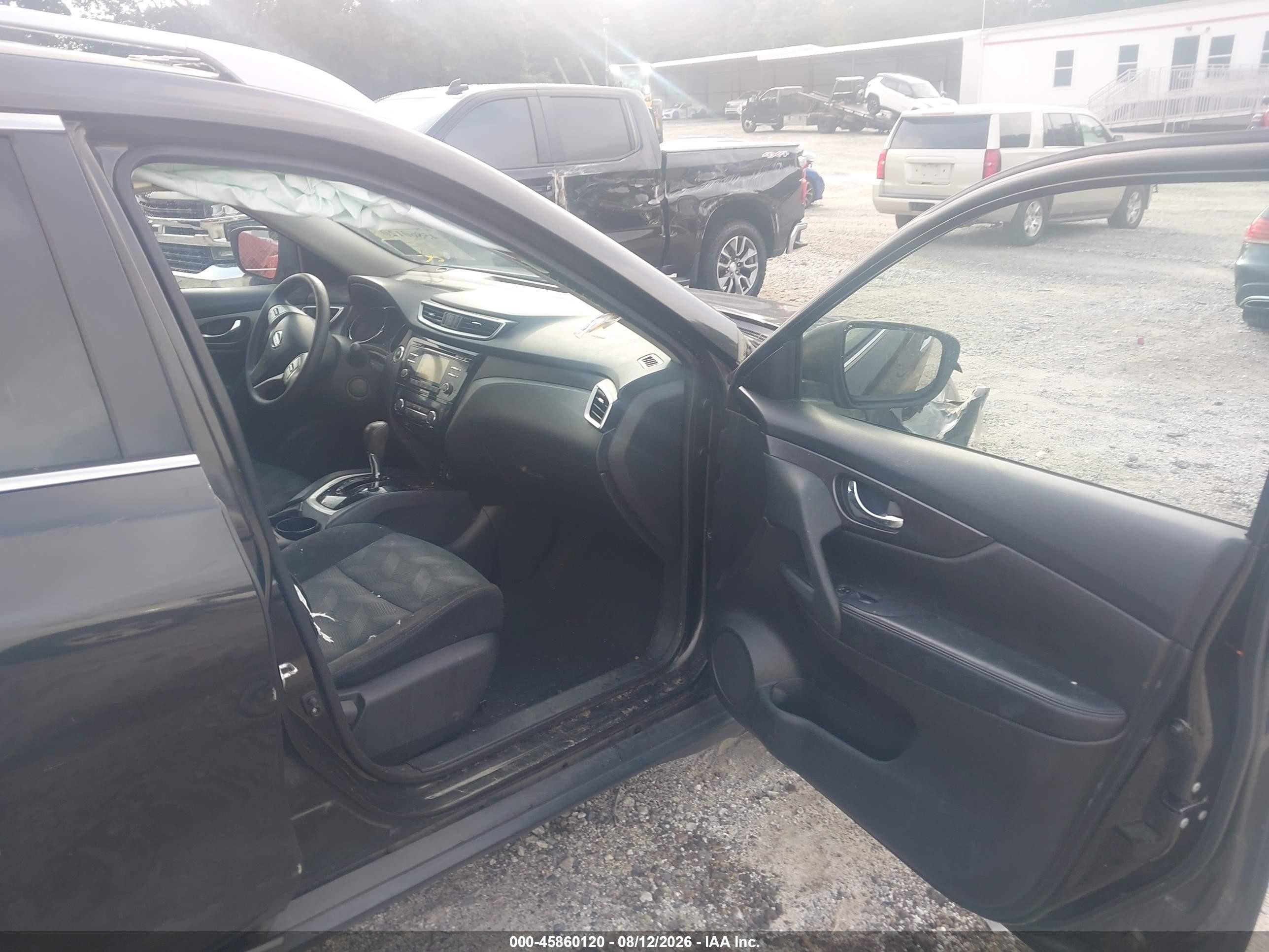 2014 Nissan Rogue Sv Black vin: 5N1AT2ML8EC847846