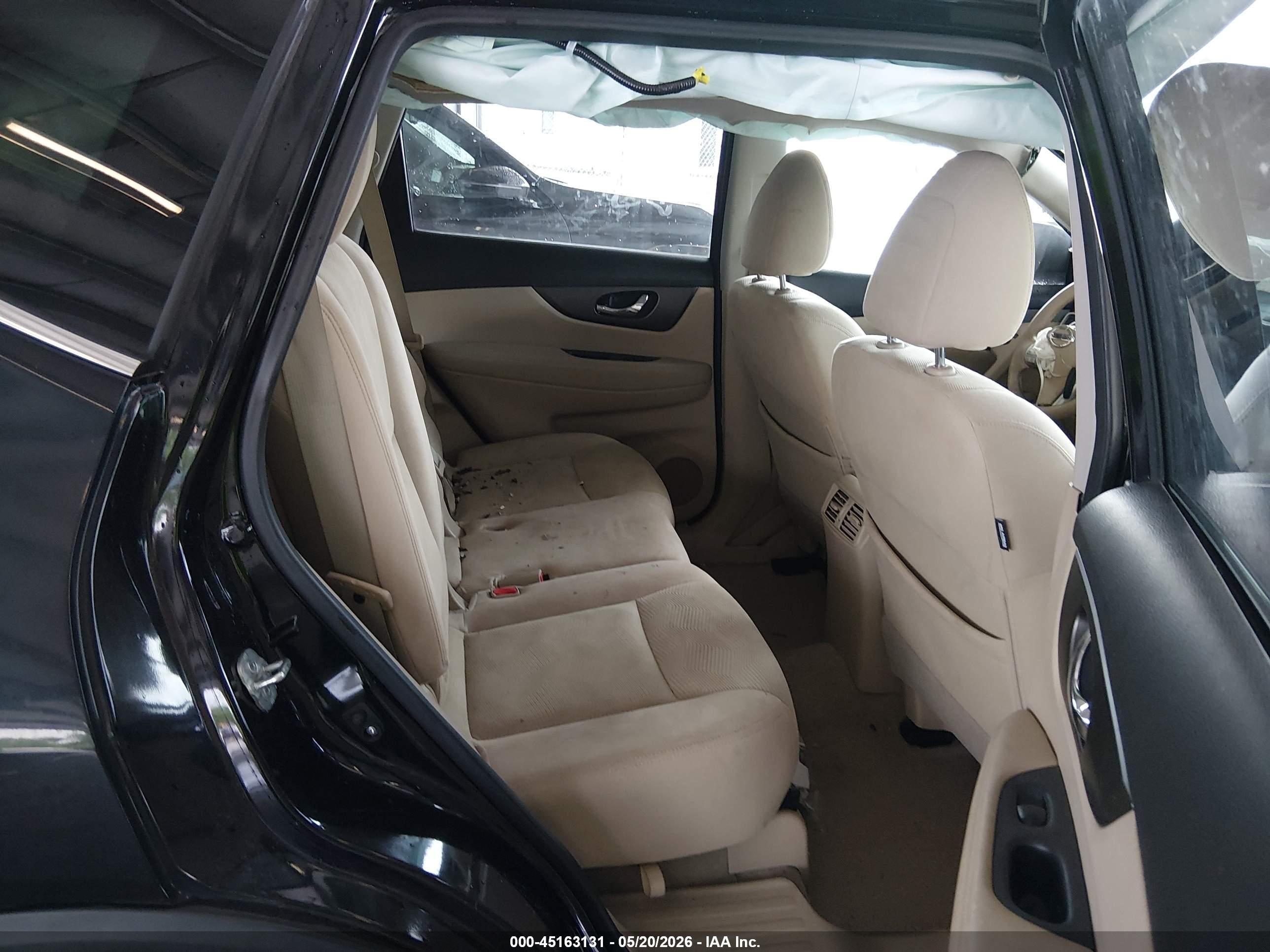 2015 Nissan Rogue Sv Black vin: 5N1AT2ML8FC754620