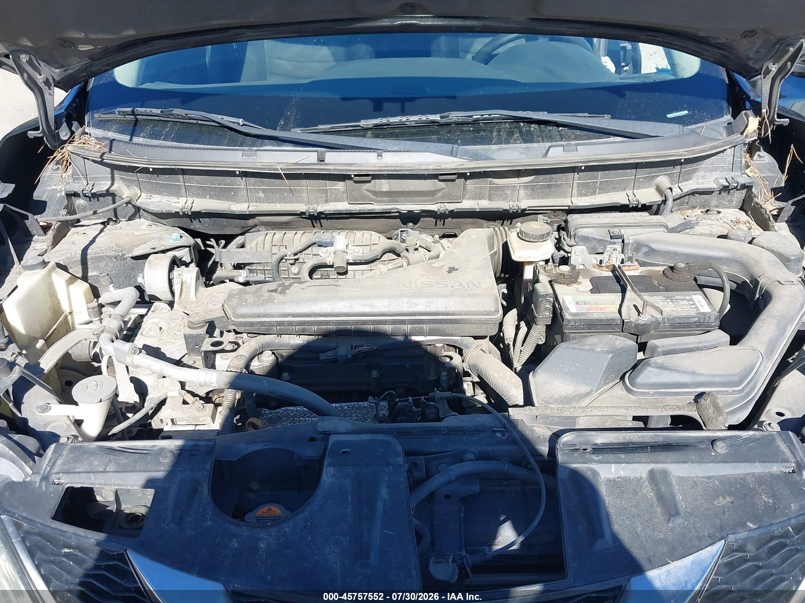2015 Nissan Rogue Sv Black vin: 5N1AT2ML8FC760336