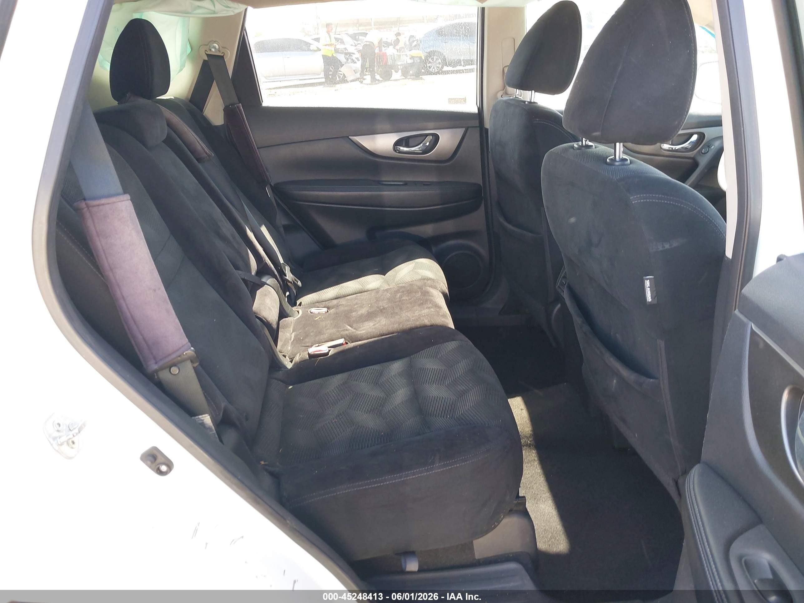 2015 Nissan Rogue Sv White vin: 5N1AT2ML8FC782577