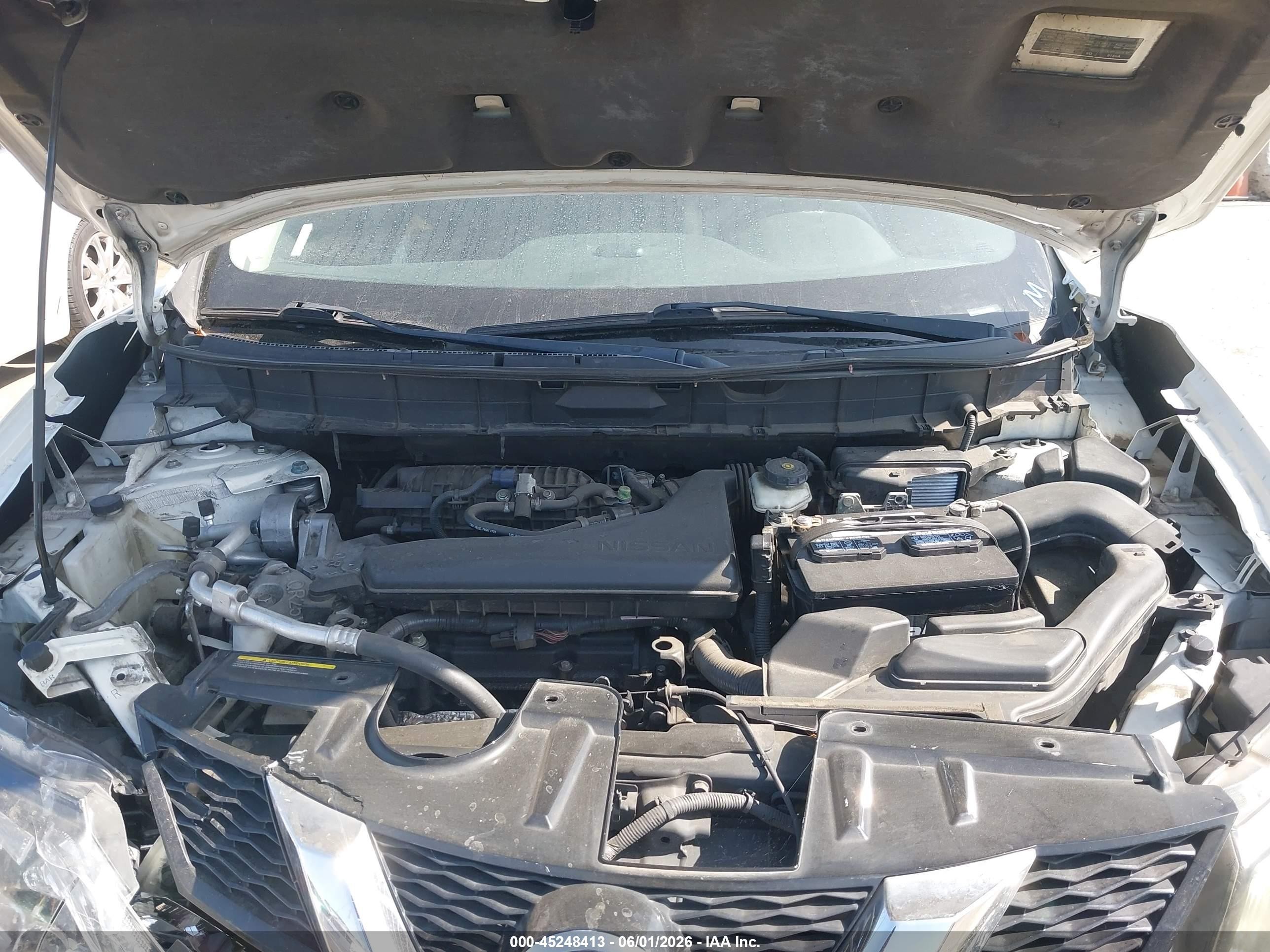 2015 Nissan Rogue Sv White vin: 5N1AT2ML8FC782577