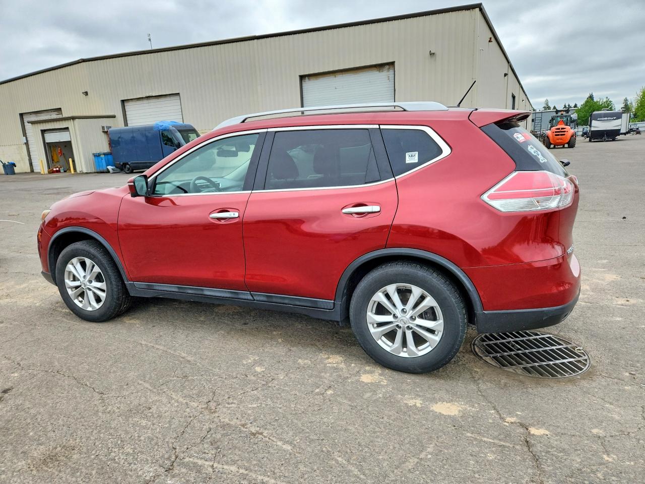 2015 Nissan Rogue Sv Red vin: 5N1AT2ML8FC791618