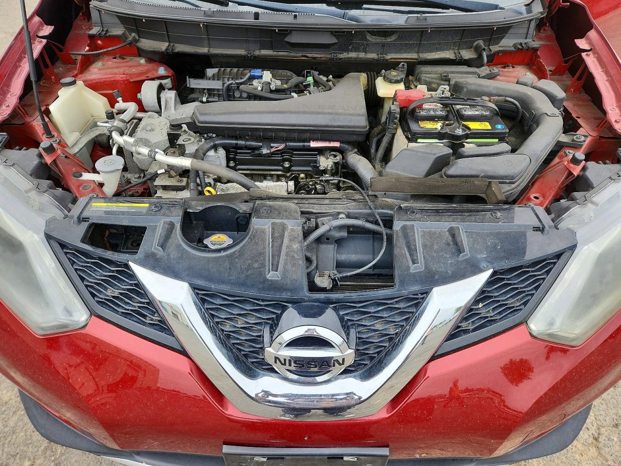 2015 Nissan Rogue Sv Red vin: 5N1AT2ML8FC791618