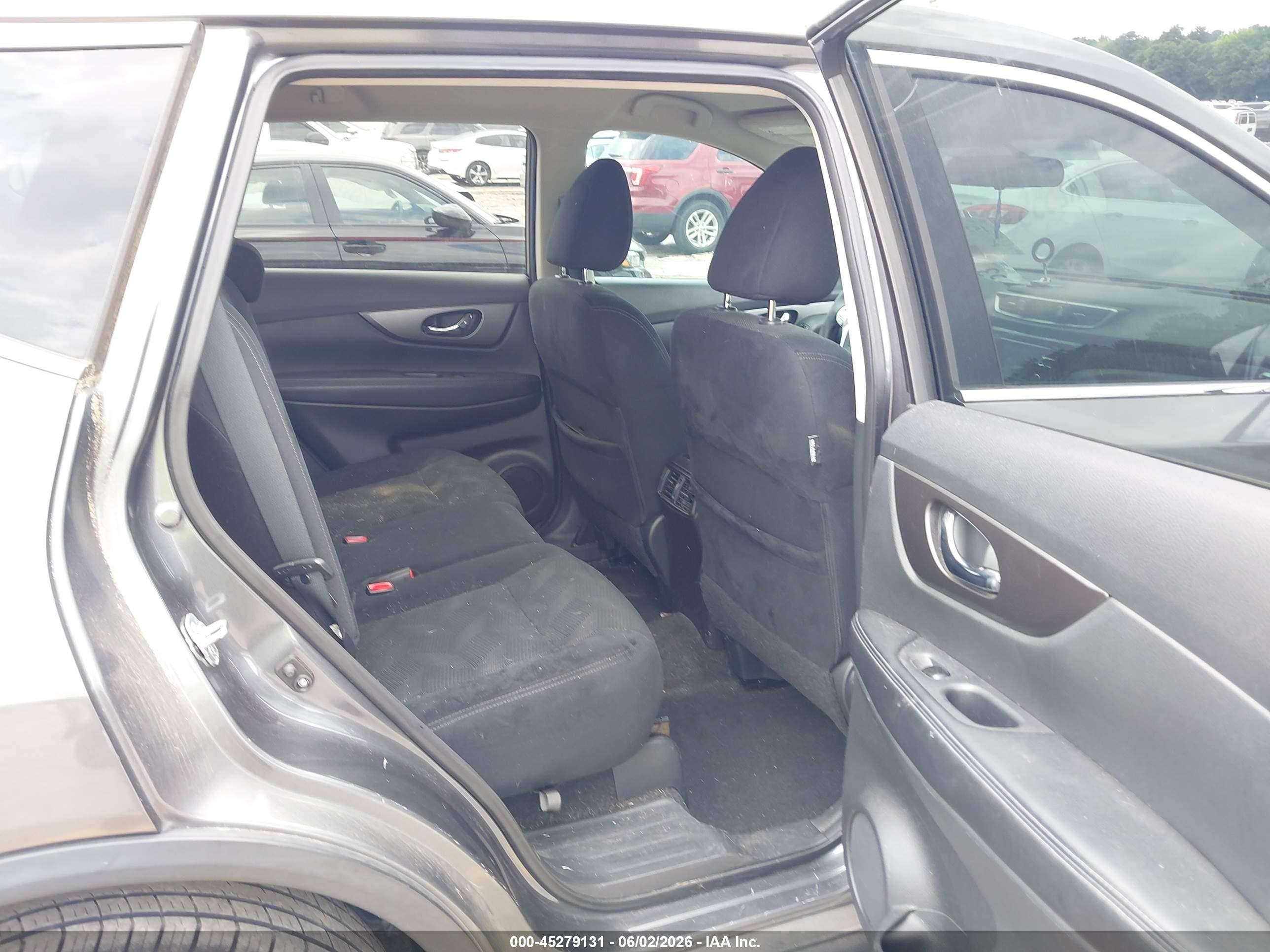 2015 Nissan Rogue S Gray vin: 5N1AT2ML8FC838355
