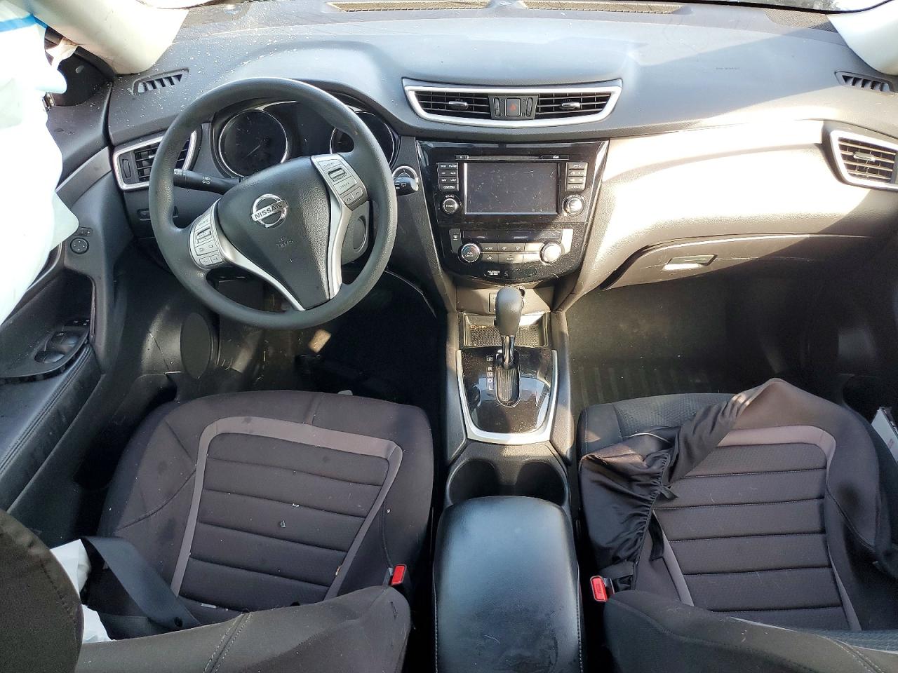 2015 Nissan Rogue Sv Silver vin: 5N1AT2ML8FC925527