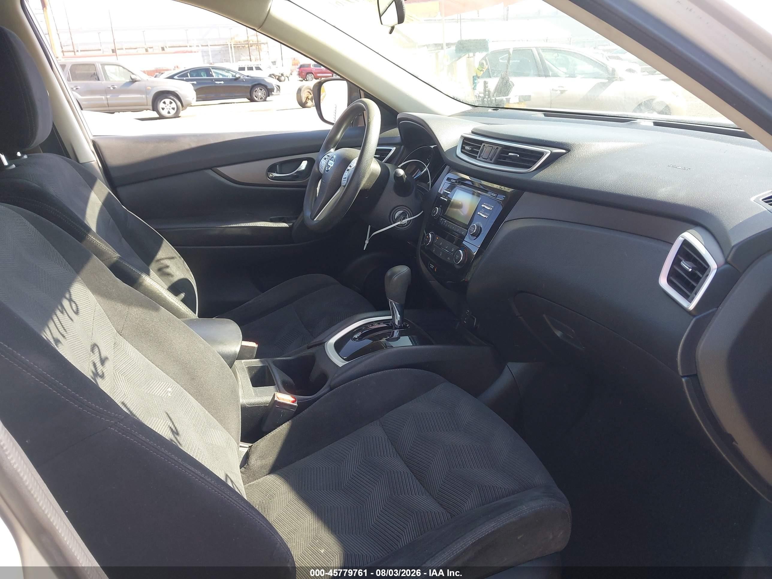 2014 Nissan Rogue S Silver vin: 5N1AT2ML9EC792176
