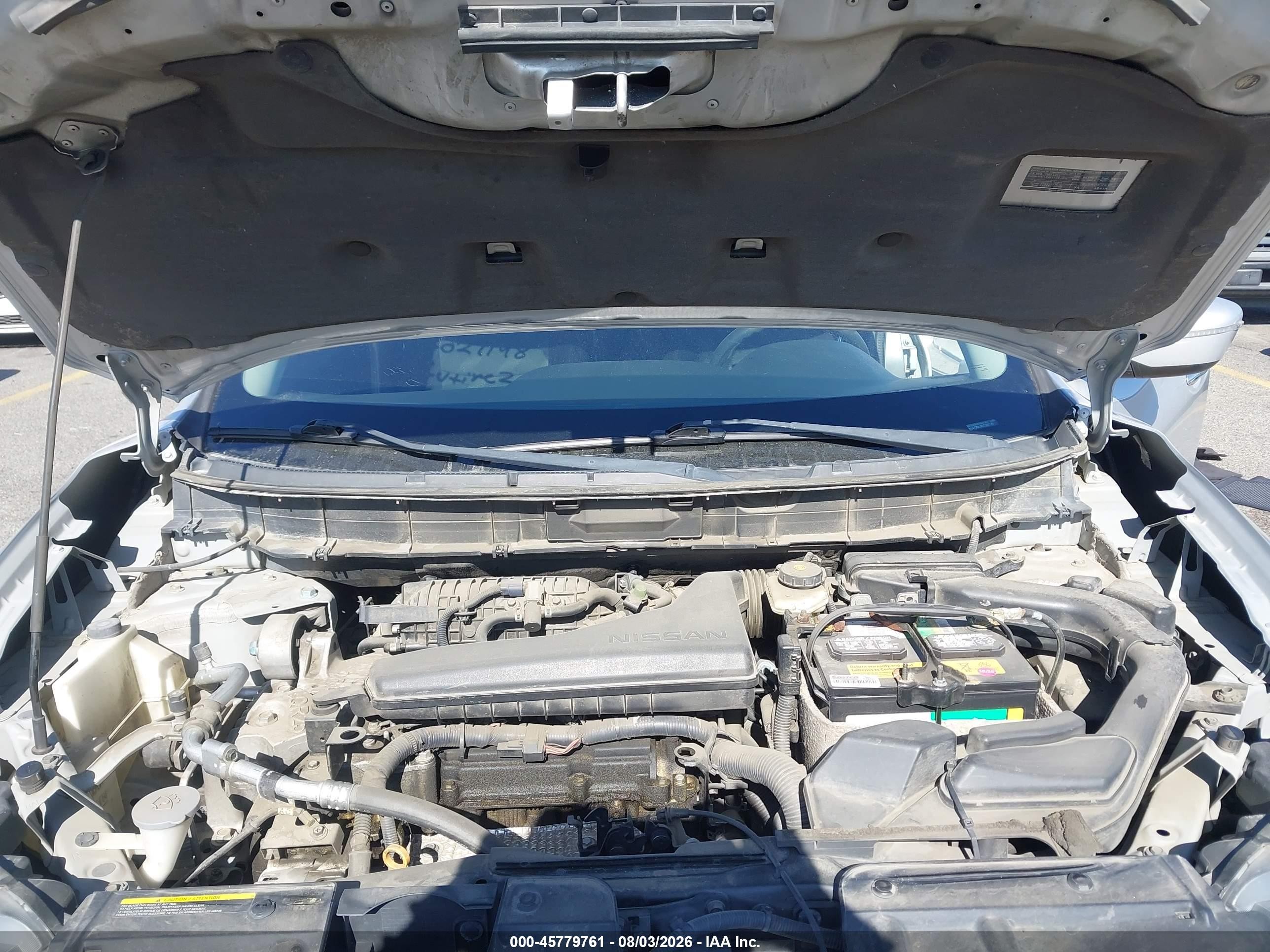 2014 Nissan Rogue S Silver vin: 5N1AT2ML9EC792176