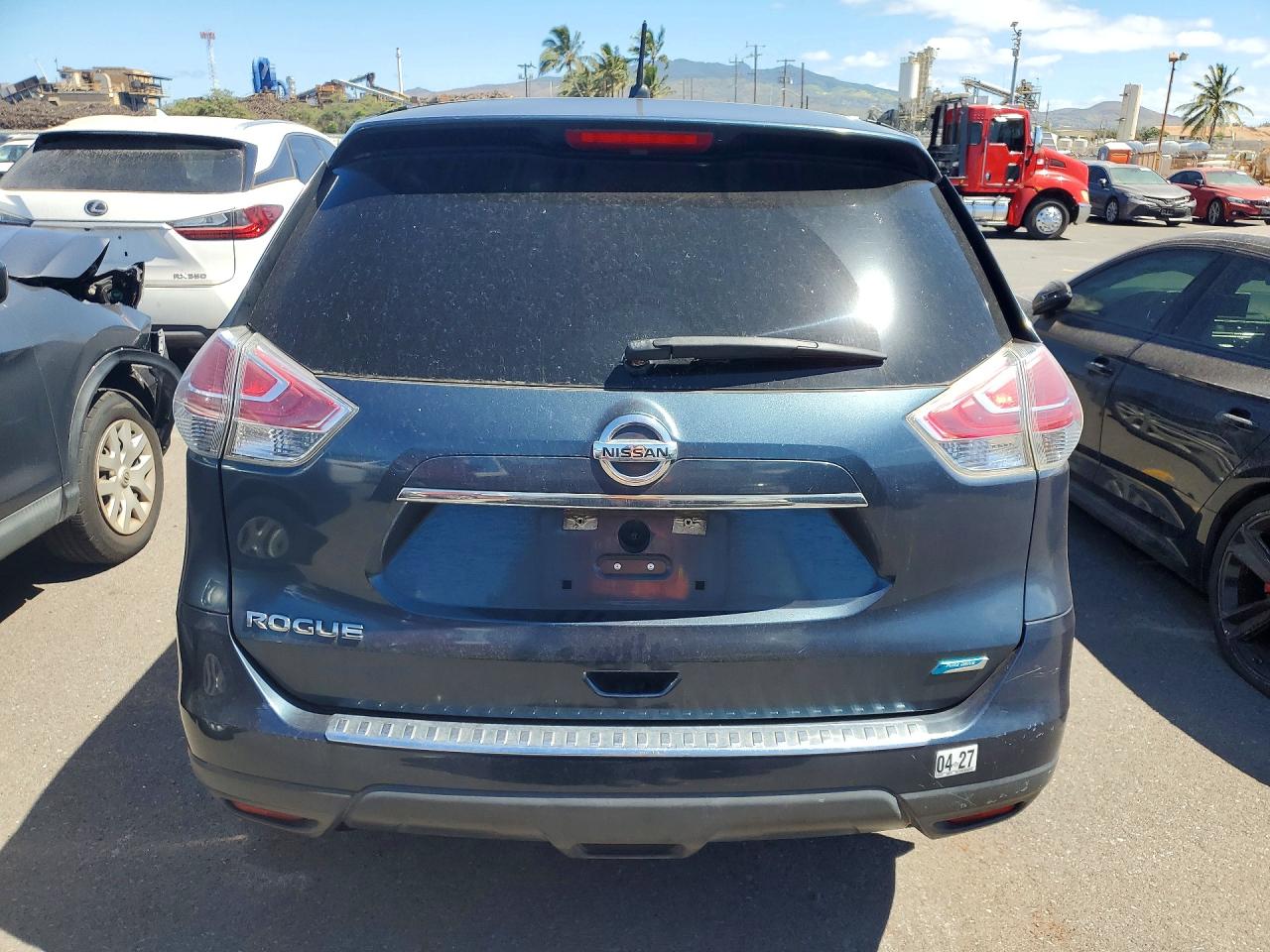 2014 Nissan Rogue S Blue vin: 5N1AT2ML9EC845913