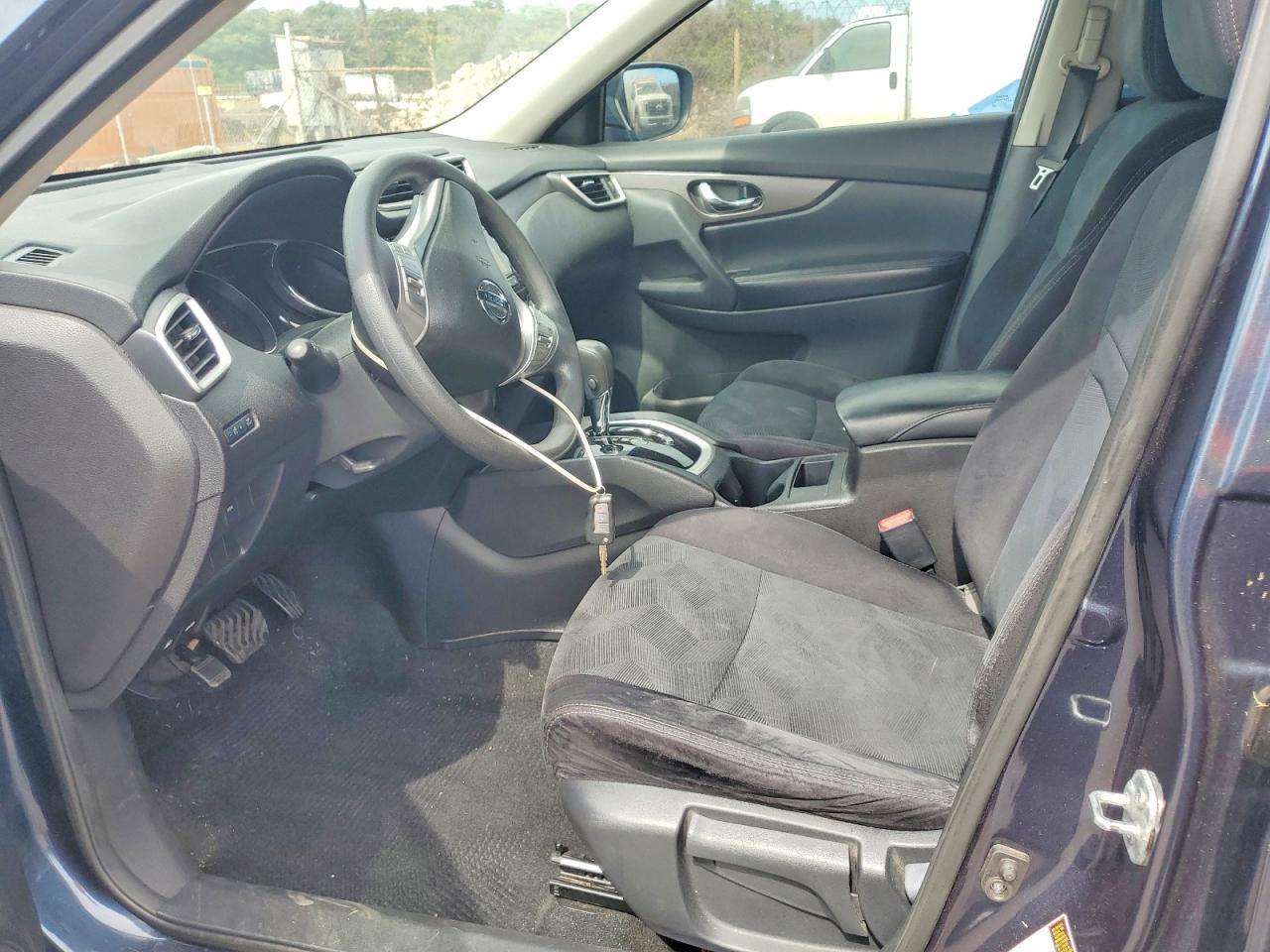 2014 Nissan Rogue S Blue vin: 5N1AT2ML9EC845913