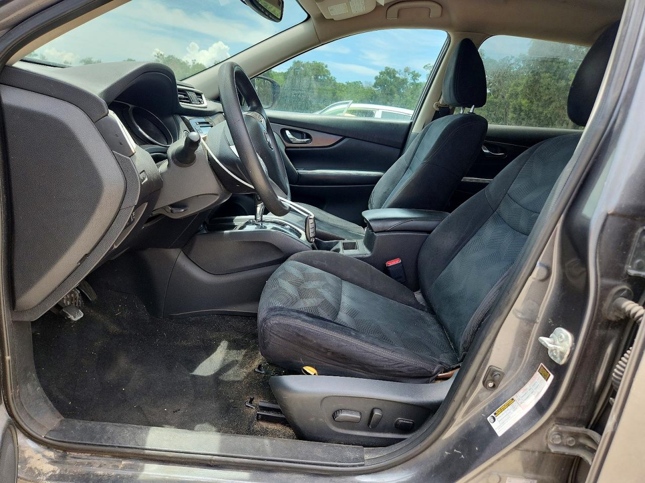 2014 Nissan Rogue Sv Серый vin: 5N1AT2ML9EC870021