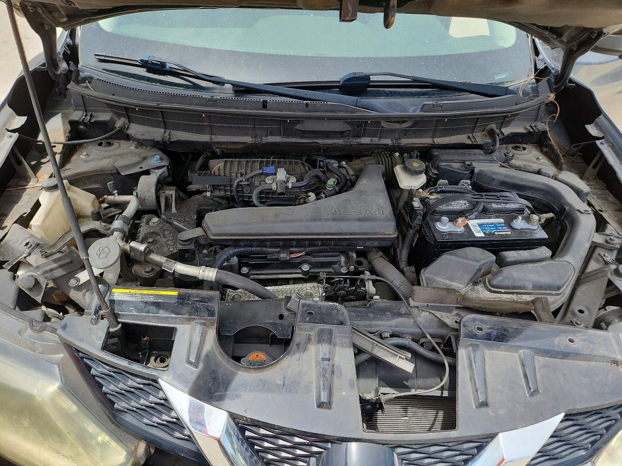 2014 Nissan Rogue Sv Серый vin: 5N1AT2ML9EC870021