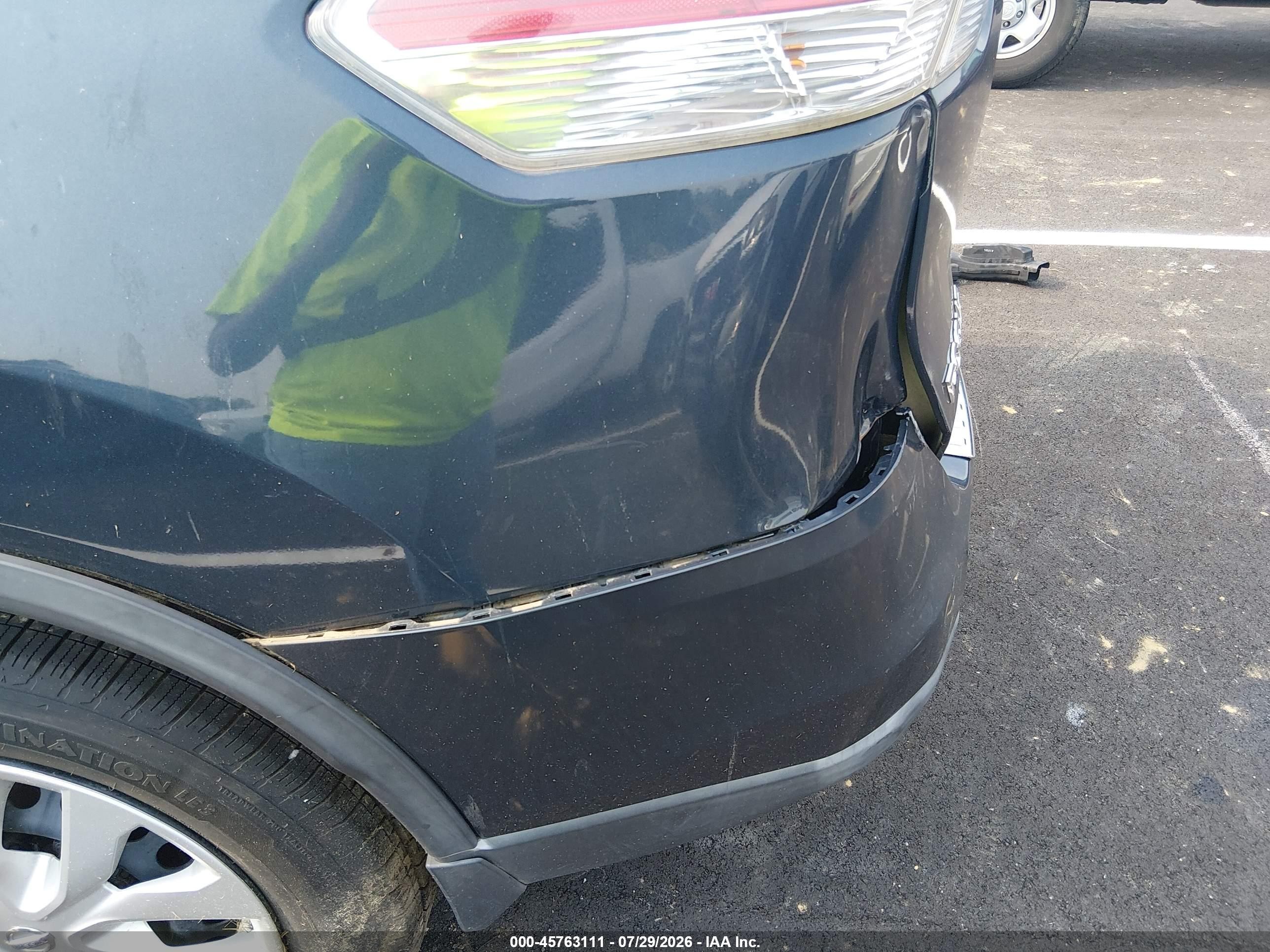 2015 Nissan Rogue S Blue vin: 5N1AT2MLXFC810508