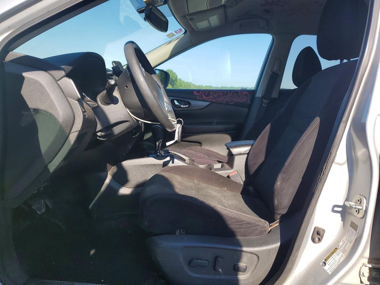 2015 Nissan Rogue Sv Серебряный vin: 5N1AT2MLXFC819161