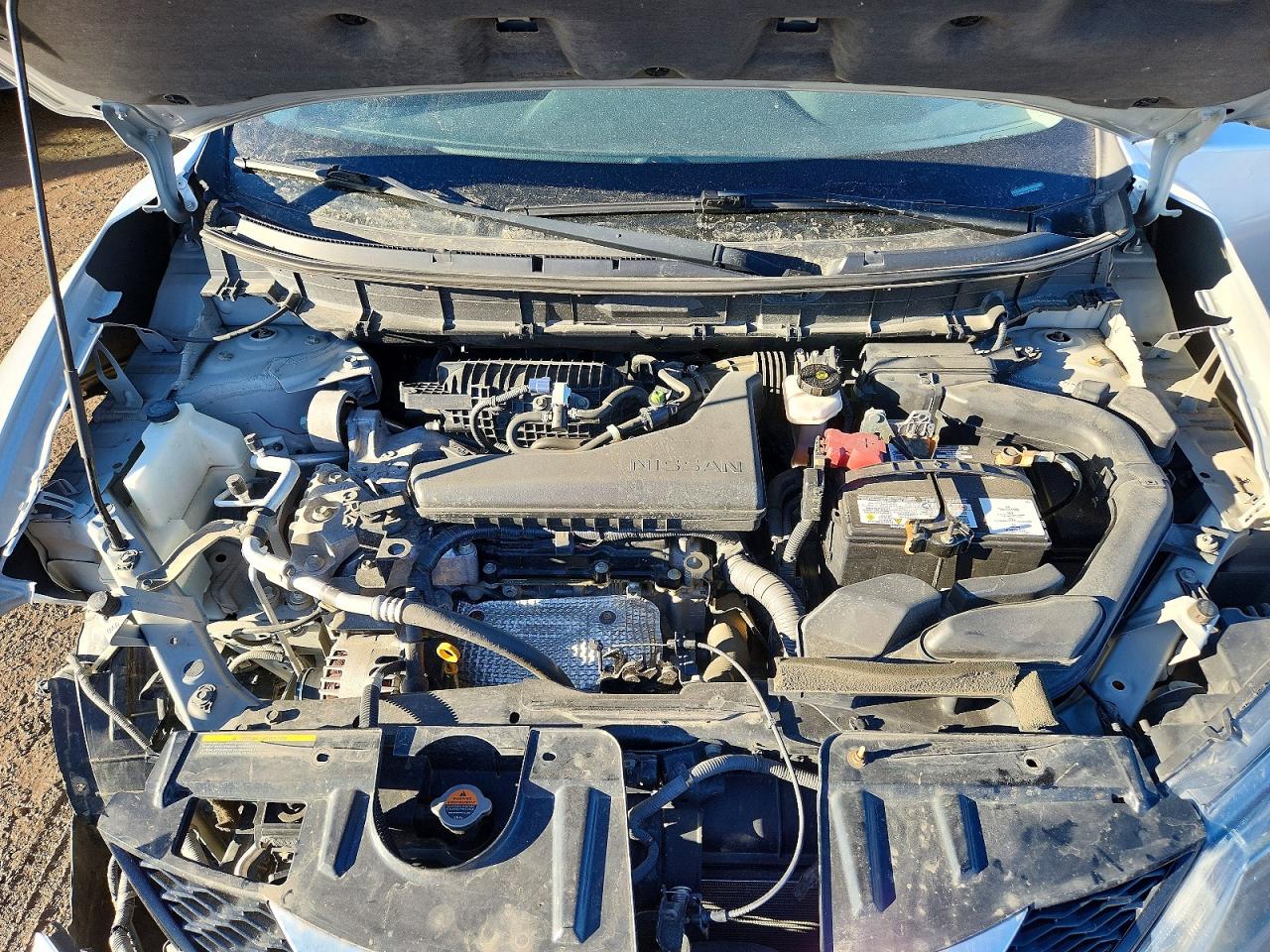 2014 Nissan Rogue S Silver vin: 5N1AT2MM1EC799504