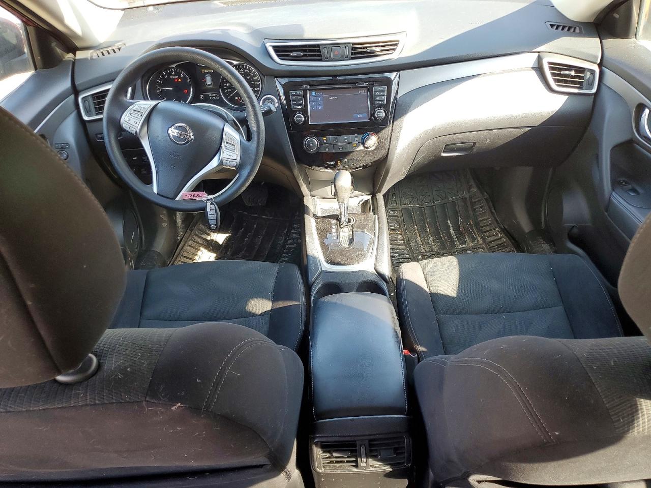 2014 Nissan Rogue S Красный vin: 5N1AT2MM8EC756536
