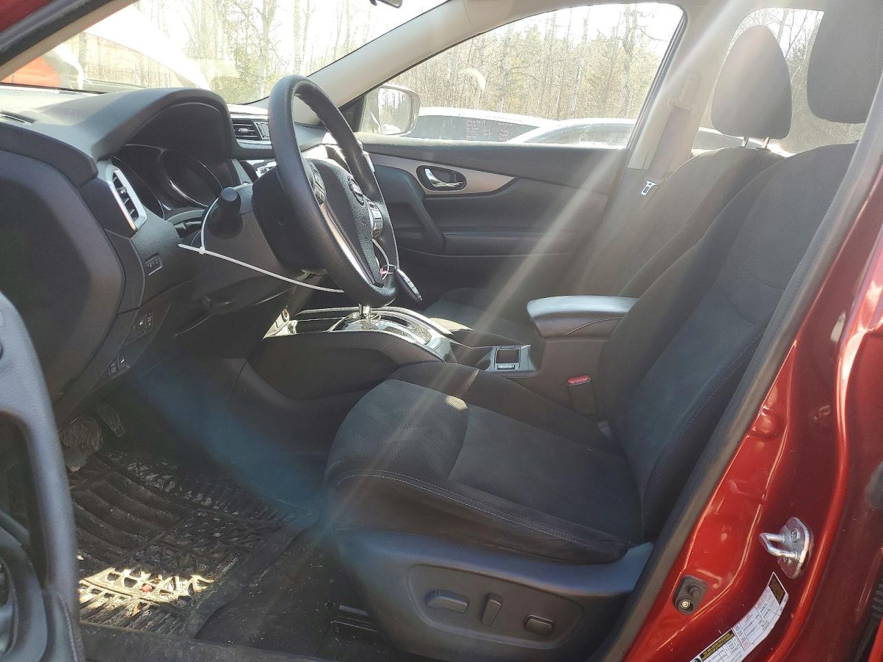 2014 Nissan Rogue S Красный vin: 5N1AT2MM8EC756536