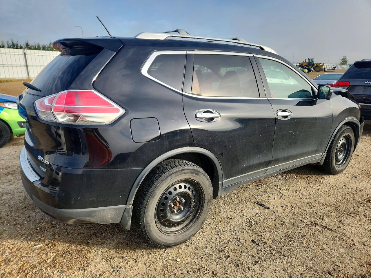 2014 Nissan Rogue S Black vin: 5N1AT2MM8EC764846