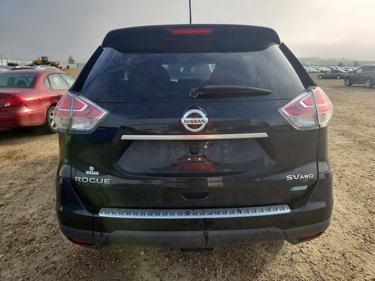 2014 Nissan Rogue S Black vin: 5N1AT2MM8EC764846