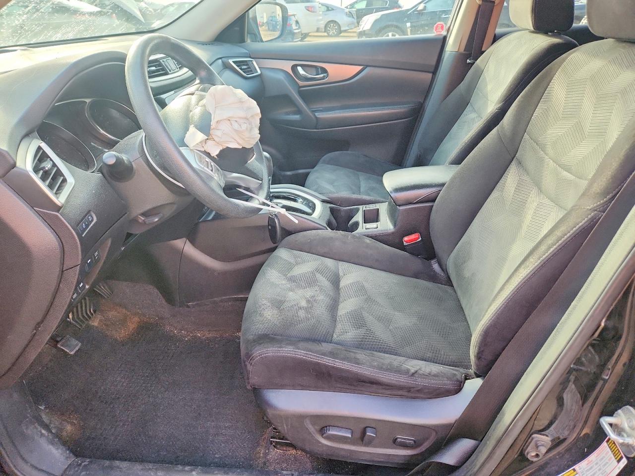 2014 Nissan Rogue S Black vin: 5N1AT2MM8EC764846