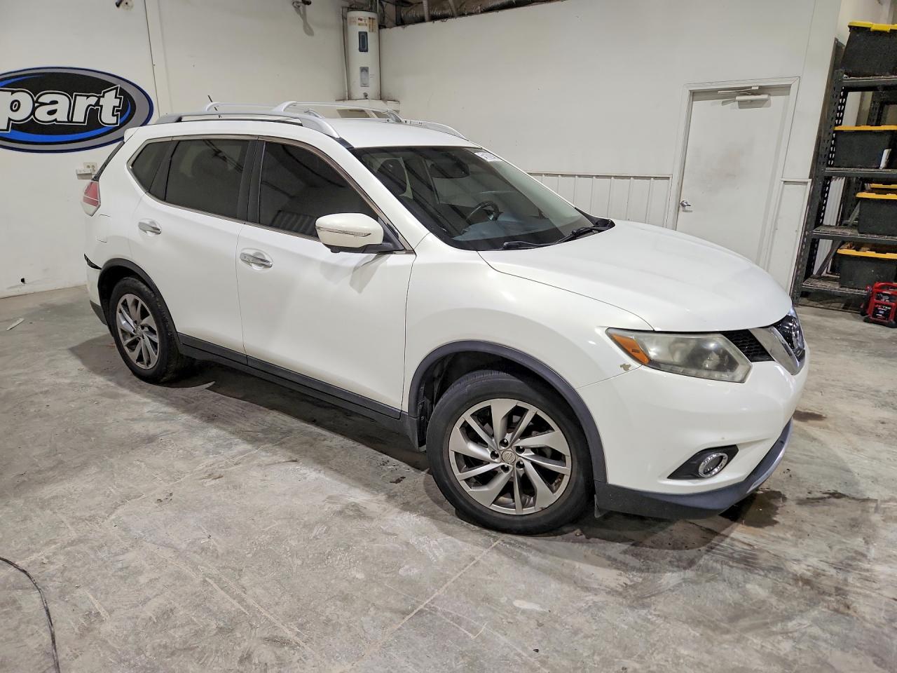 2014 Niss Rogue Sl White vin: 5N1AT2MT0EC751421
