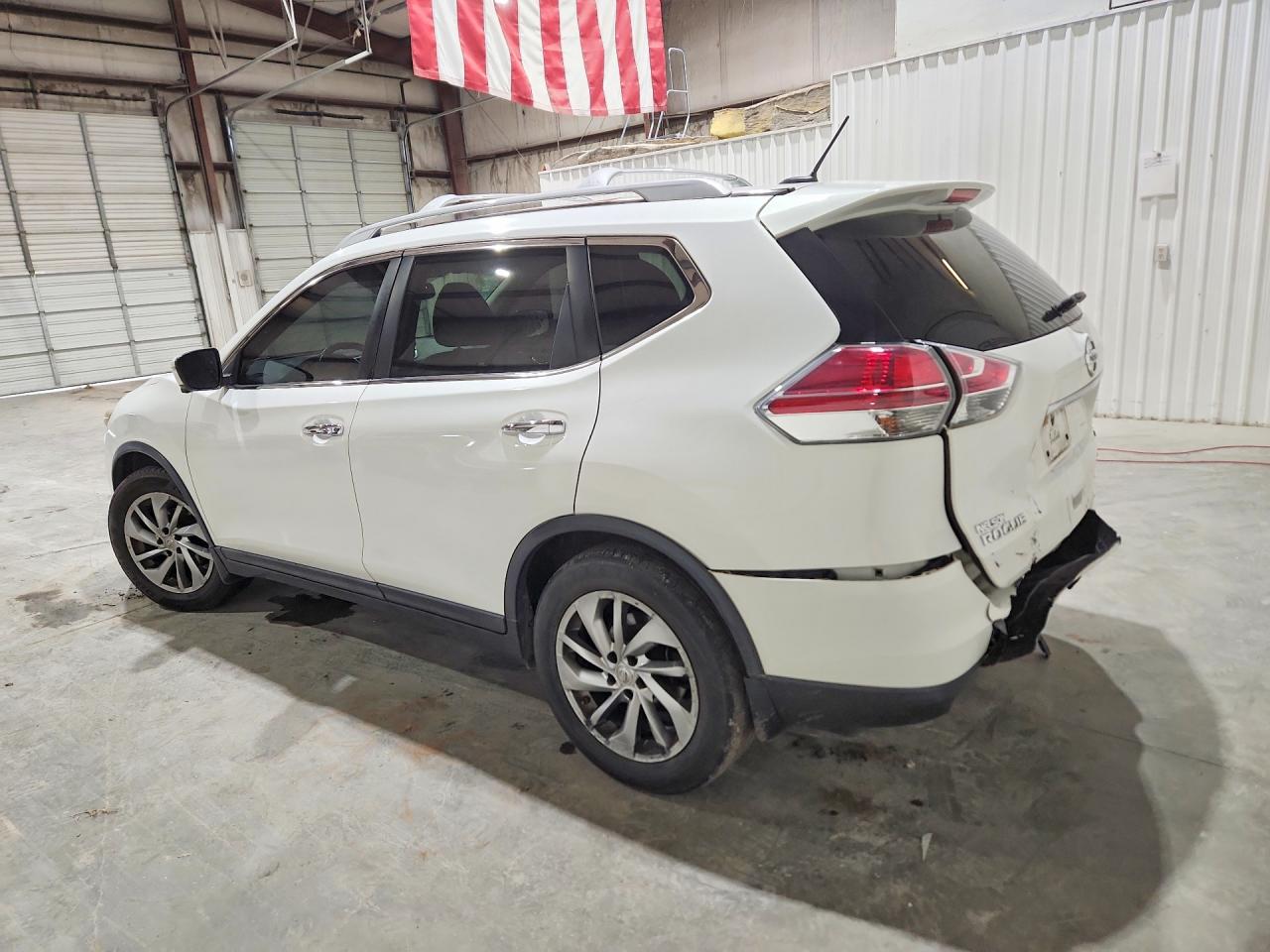 2014 Niss Rogue Sl White vin: 5N1AT2MT0EC751421