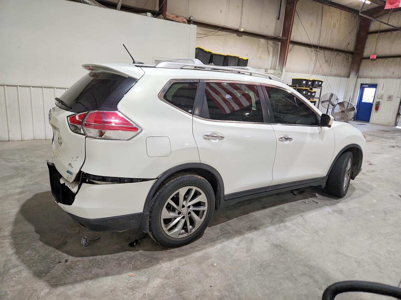 2014 Niss Rogue Sl White vin: 5N1AT2MT0EC751421