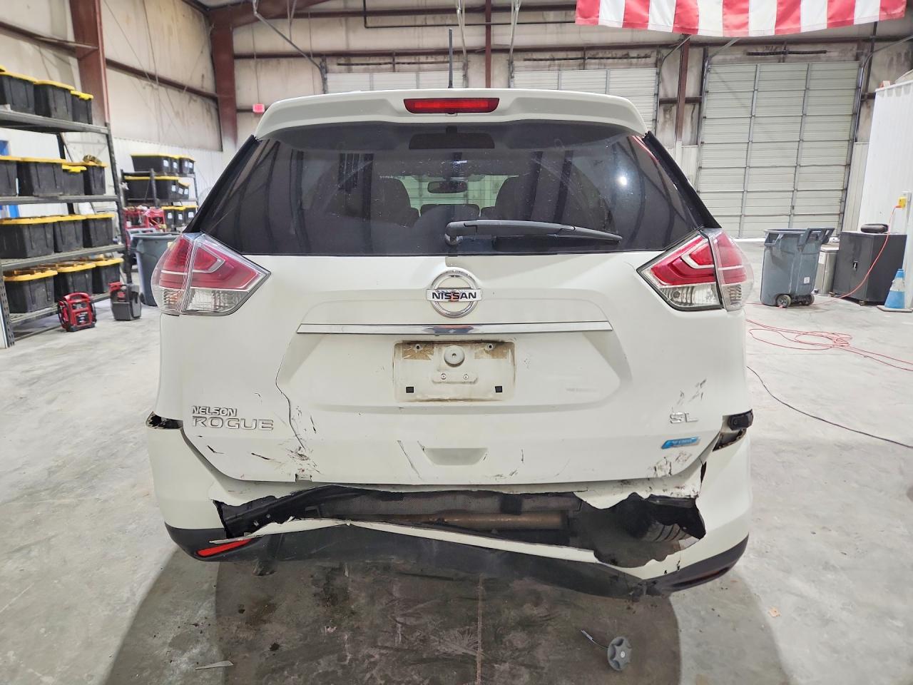 2014 Niss Rogue Sl White vin: 5N1AT2MT0EC751421