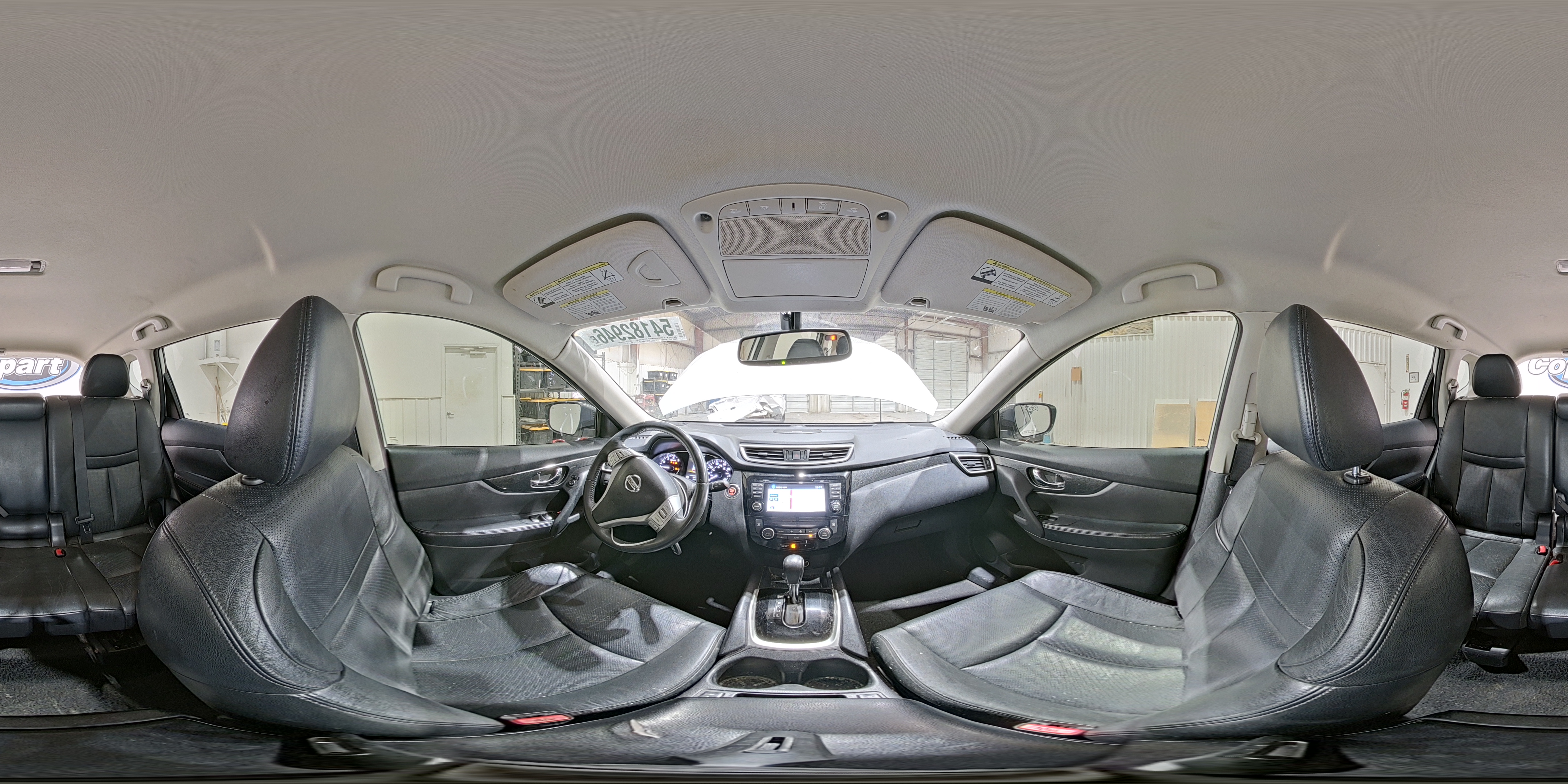 2014 Niss Rogue Sl White vin: 5N1AT2MT0EC751421