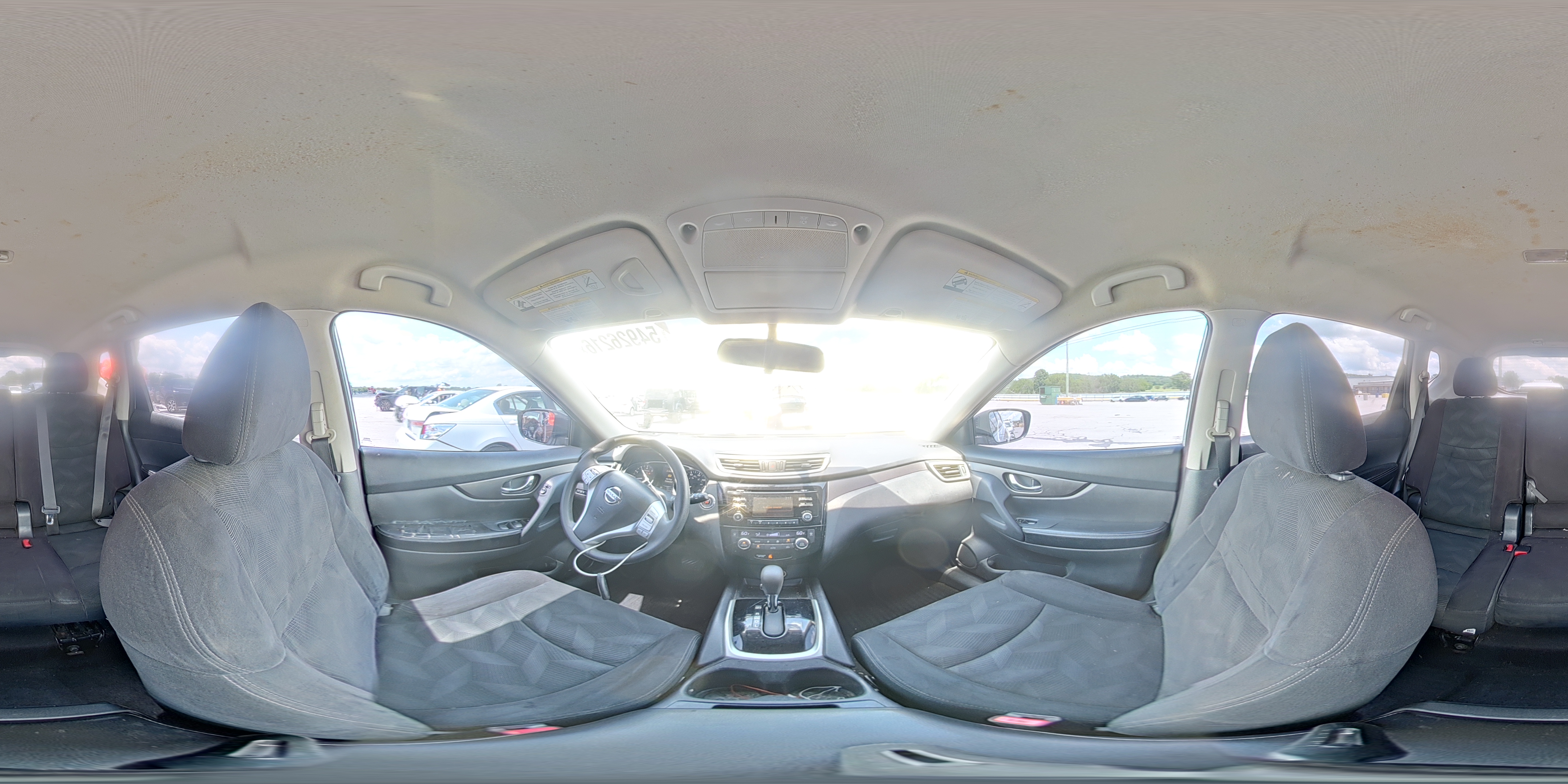 2014 Nissan Rogue Sv Silver vin: 5N1AT2MT0EC753170